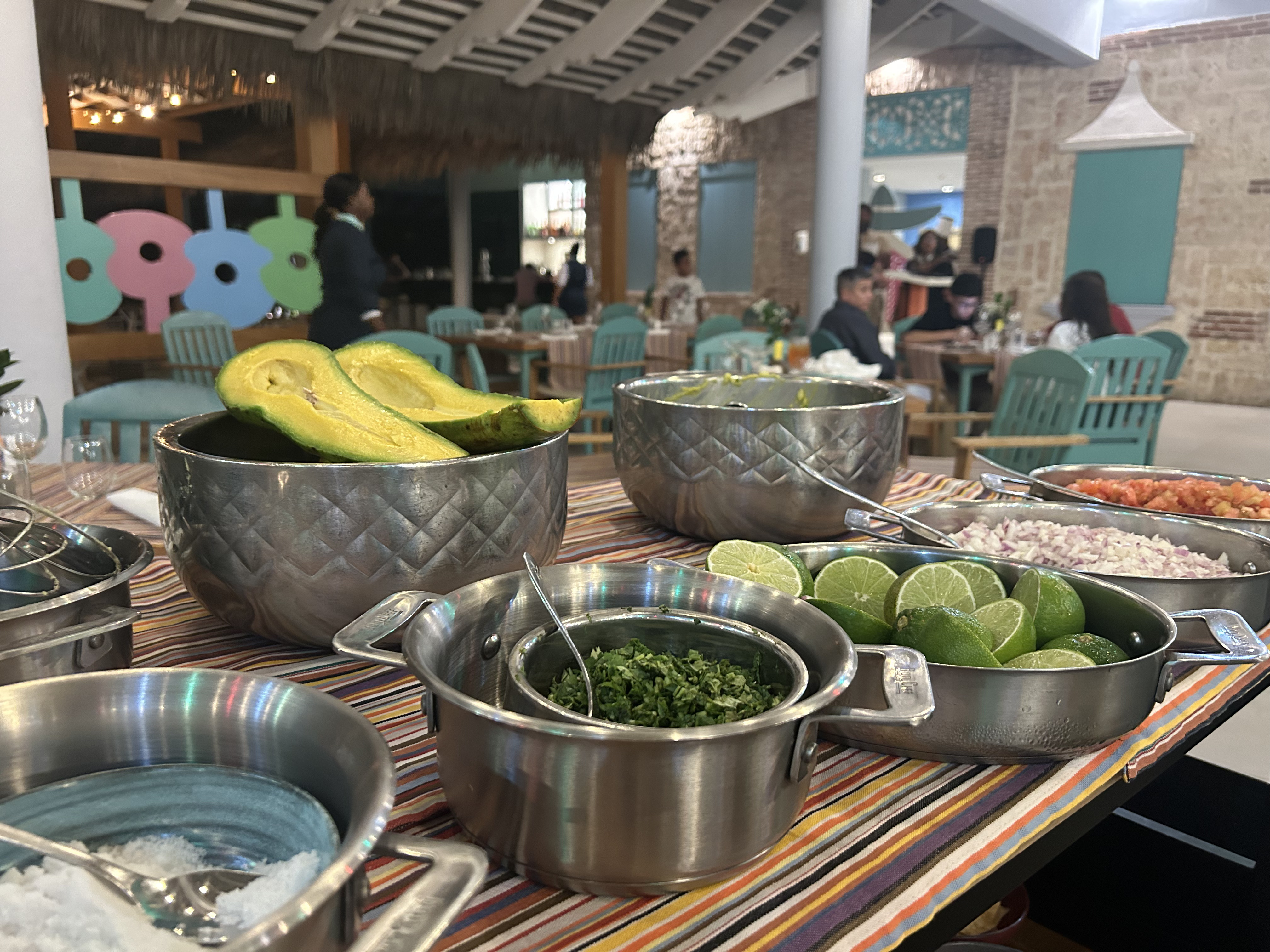 Iberostar Selection Bavaro Suites fresh guac Iberostar Selection Bavaro Suites guacamole station
