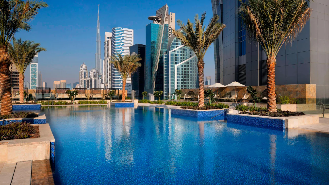 Dubai JW Marriott Marquis Hotel Dubai pool