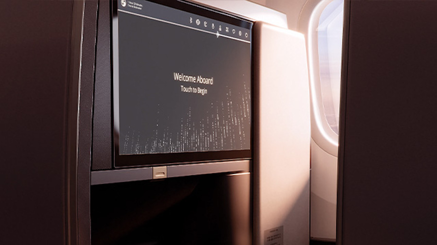 Korean Air B787 10 Prestige Suites 2 screen Korean Air B787 10 Prestige Suites 2 screen