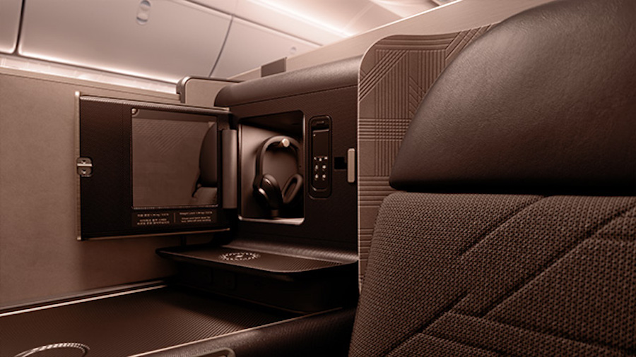 Korean Air B787 10 Prestige Suites 2 seat storage Korean Air B787 10 Prestige Suites 2 seat storage