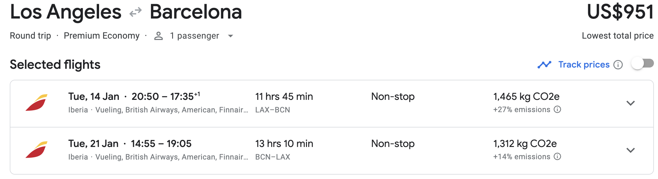 LAX to Barcelona LAX to Barcelona