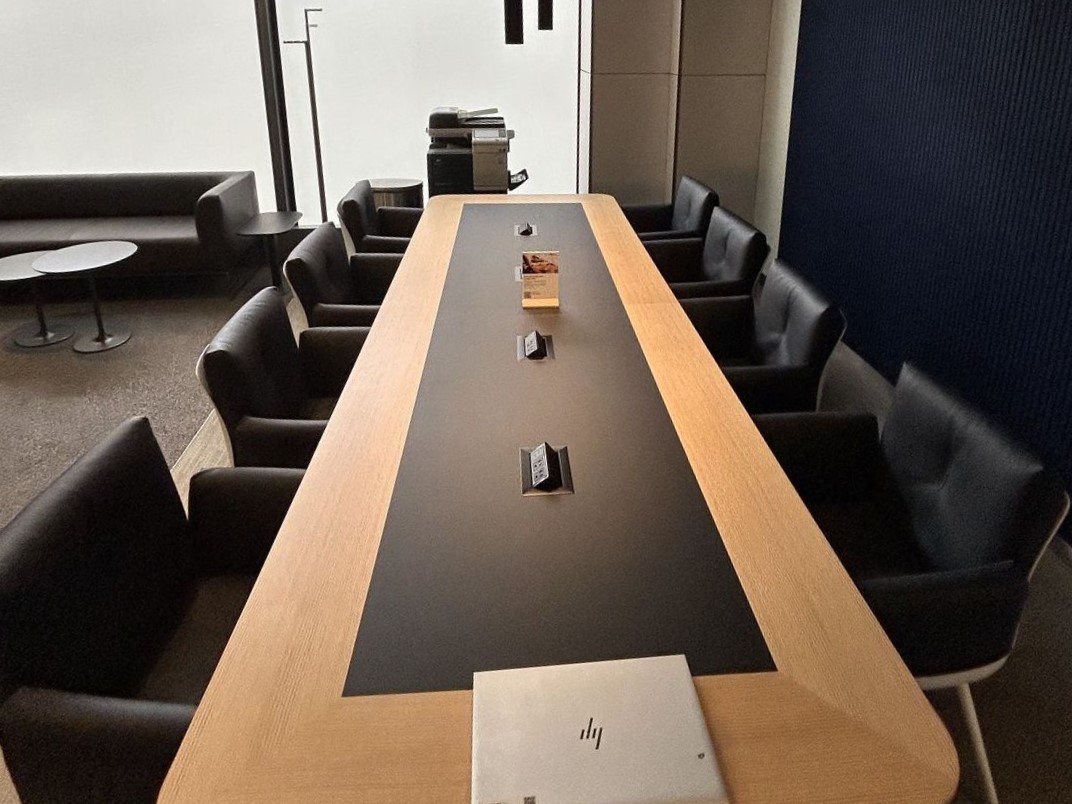 Lufthansa Allegris lounge Newark EWR meeting room Lufthansa Allegris lounge Newark EWR meeting area