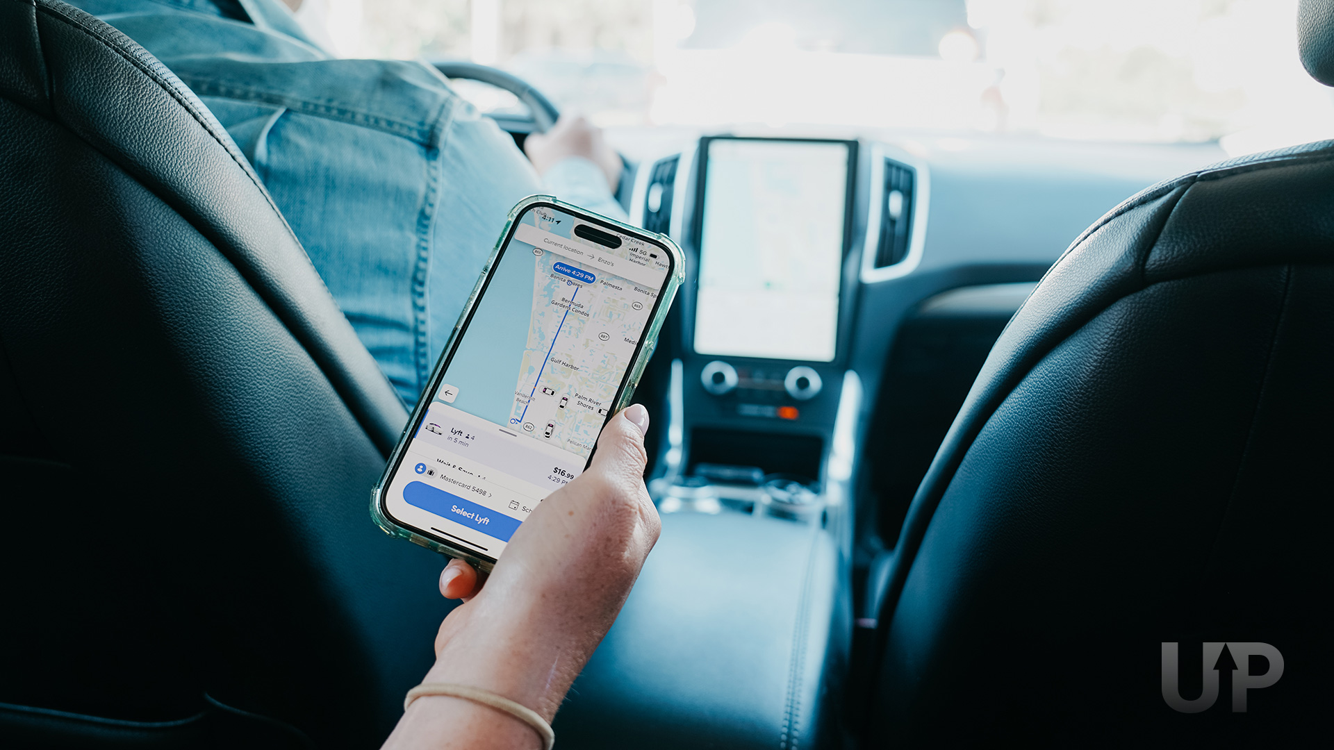 Lyft Ride Share App In Car Upgraded Points LLC 2