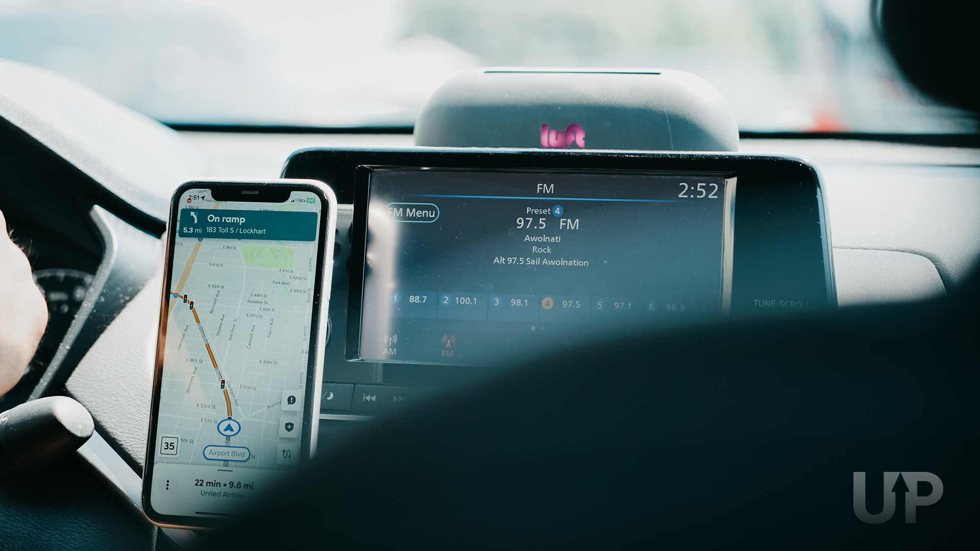 Lyft Ride Share Logo Close Up Upgraded Points LLC 2