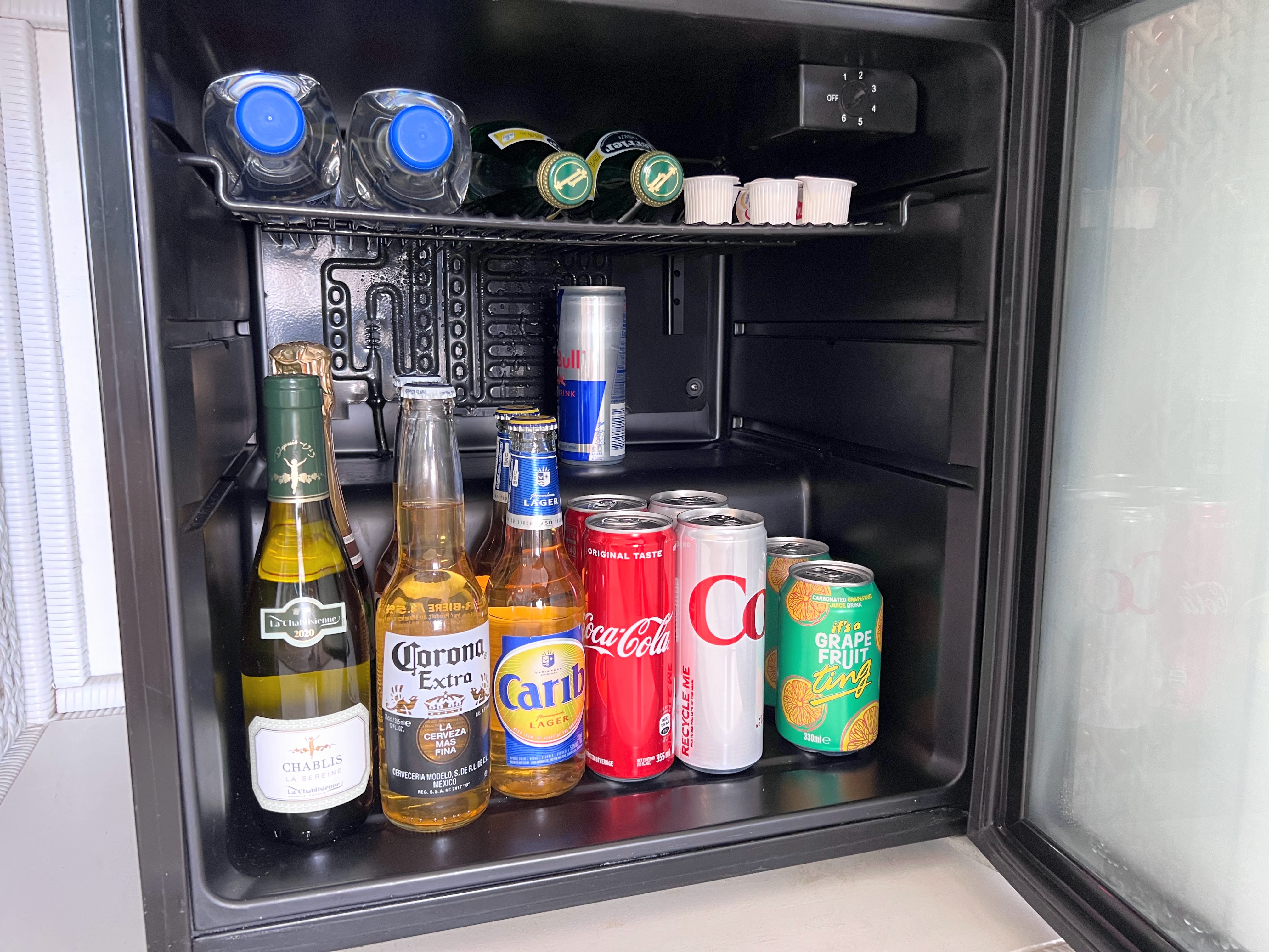 Malliouhana guest room mini fridge Malliouhana guest room mini fridge