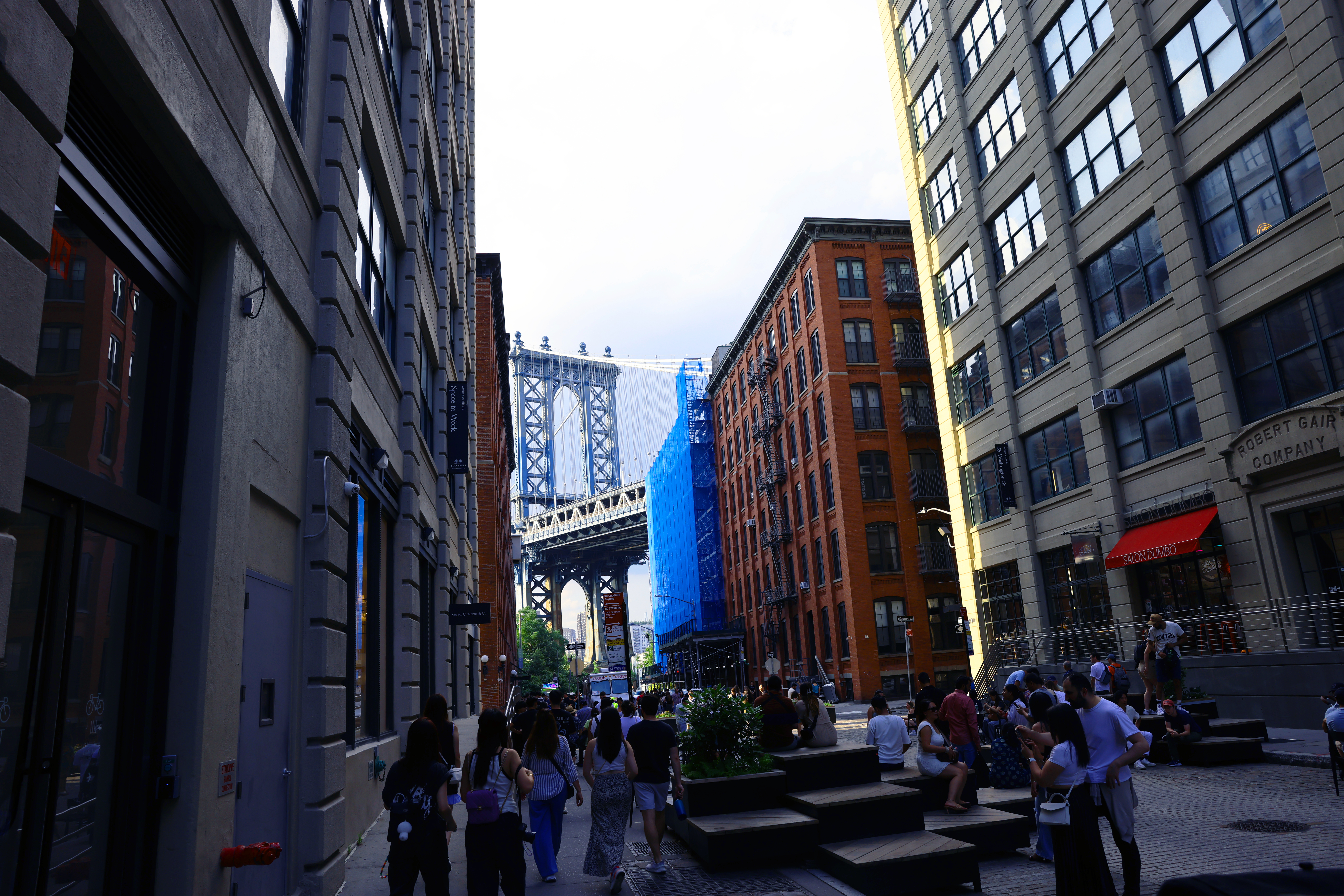 Manhattan Bridge DUMBO Washington Street Manhattan Bridge DUMBO Washington Street