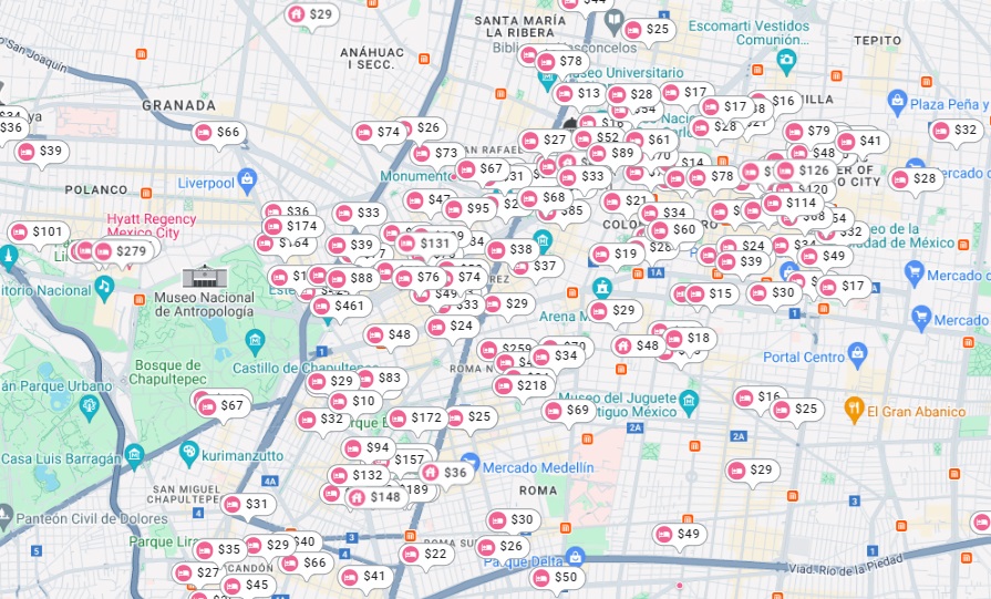 Mexico City Summer Lodging