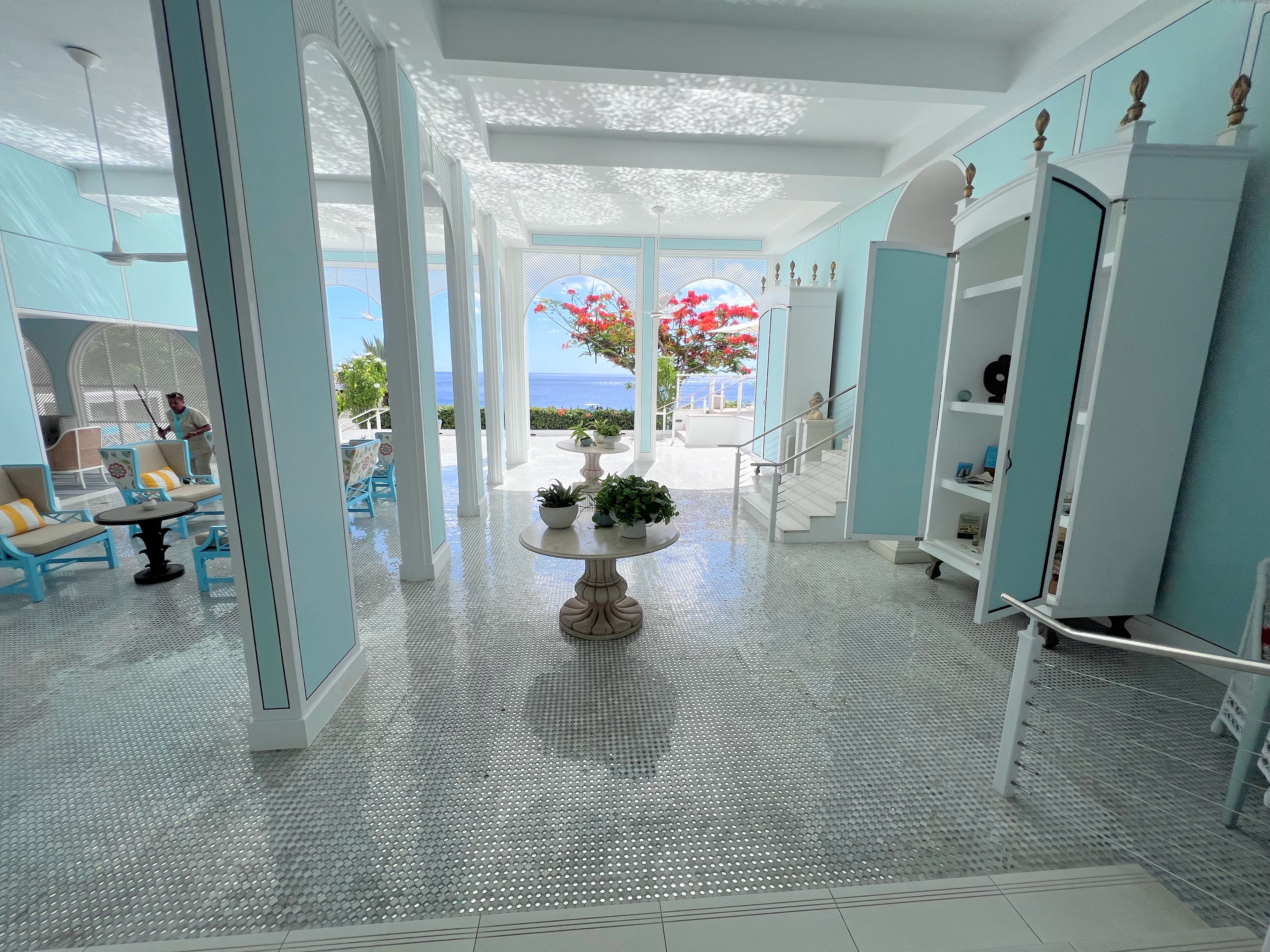 Mirror floor at Malliouhana Anguilla Mirror floor at Malliouhana Anguilla