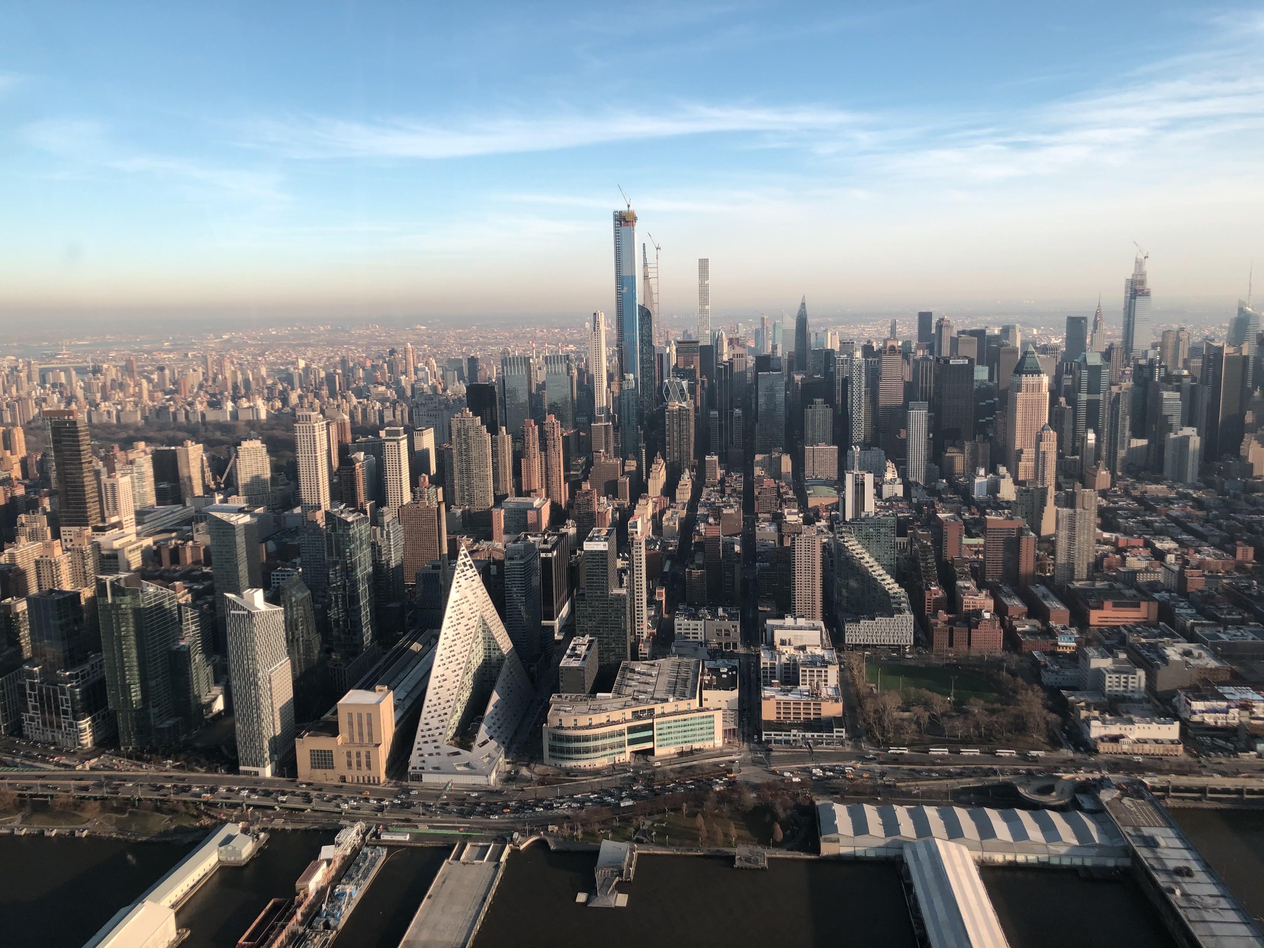 Central Park The view of Manhattan from a Blade Helicopter ride to JFK