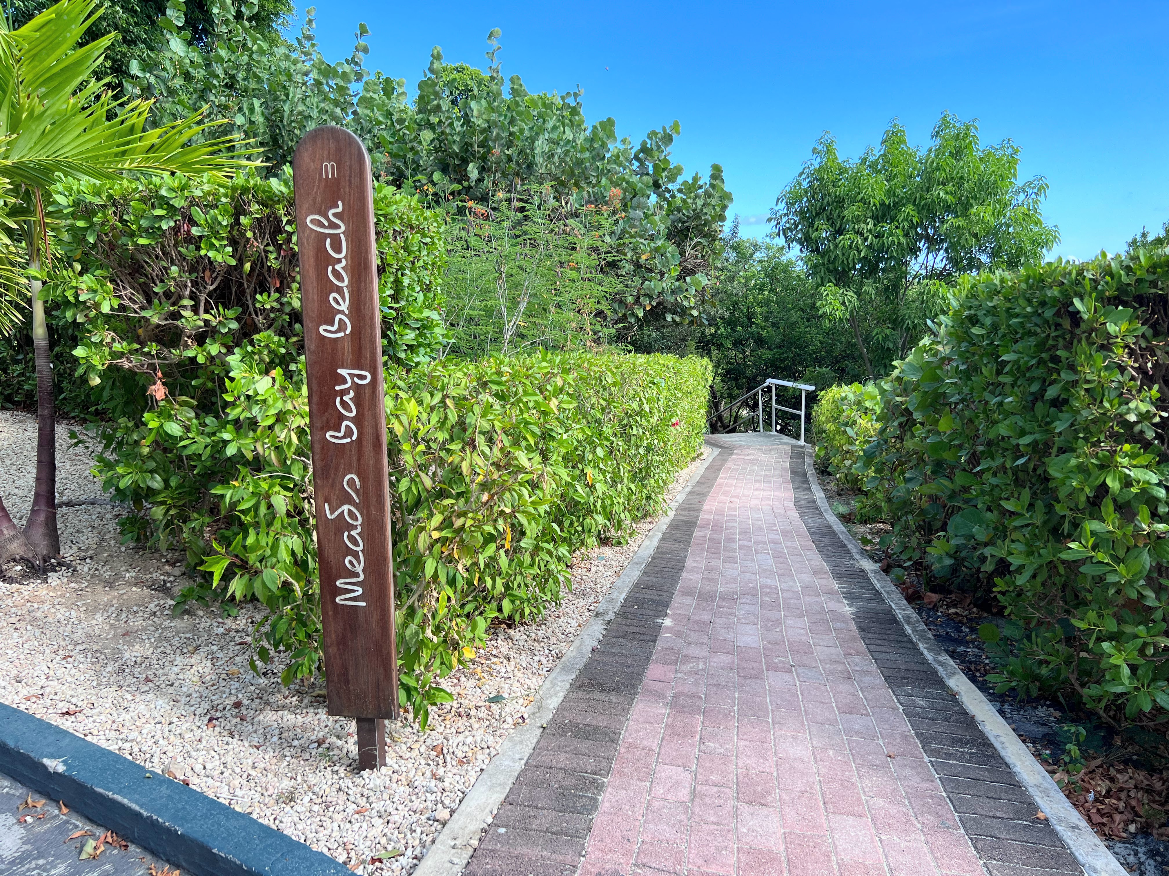 Pathway to Meads Bay Beach Anguilla Pathway to Meads Bay Beach Anguilla