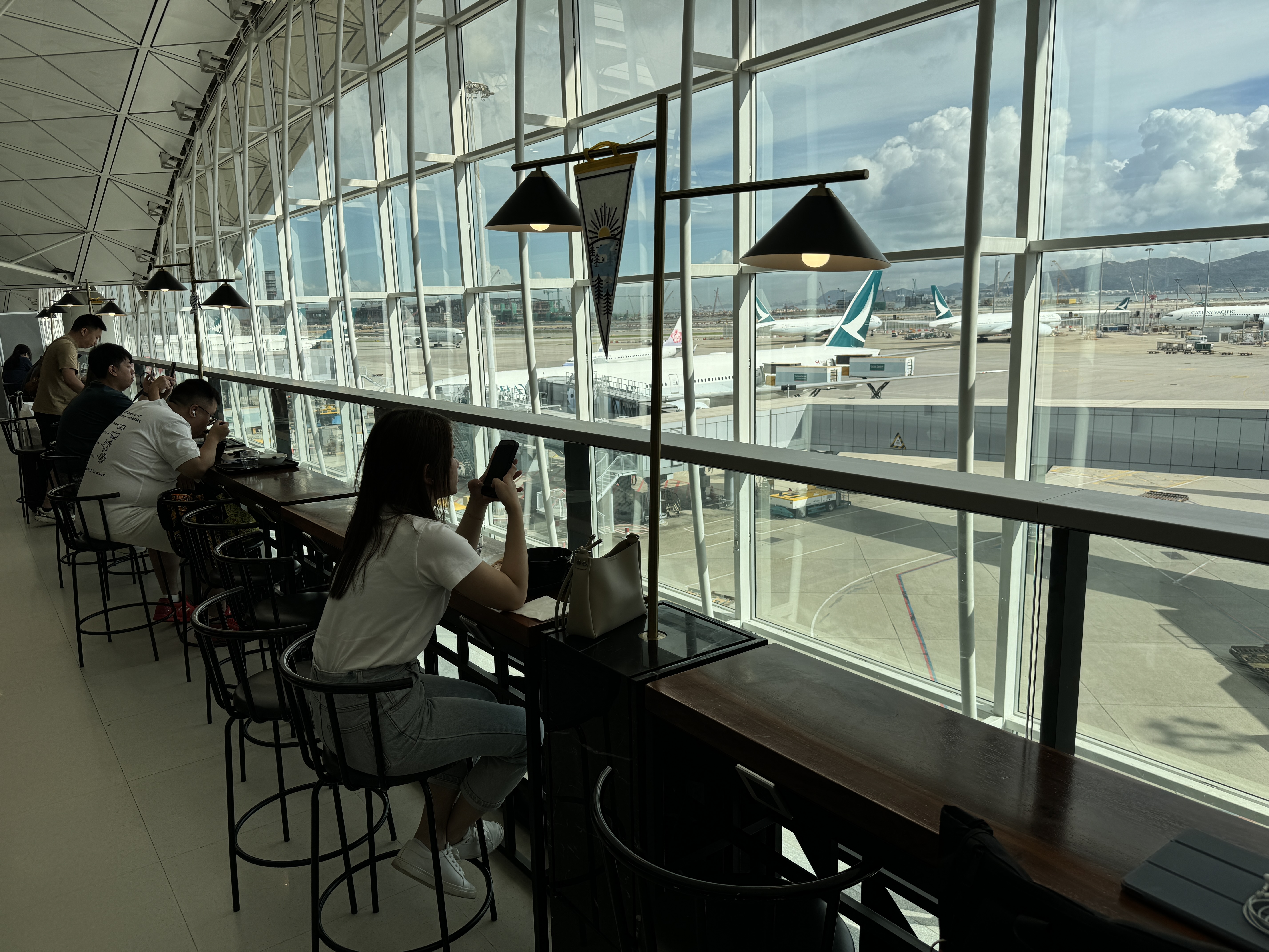 Plaza Premium Lounge HKG Gate 60 apron Plaza Premium Lounge HKG Gate 60 apron