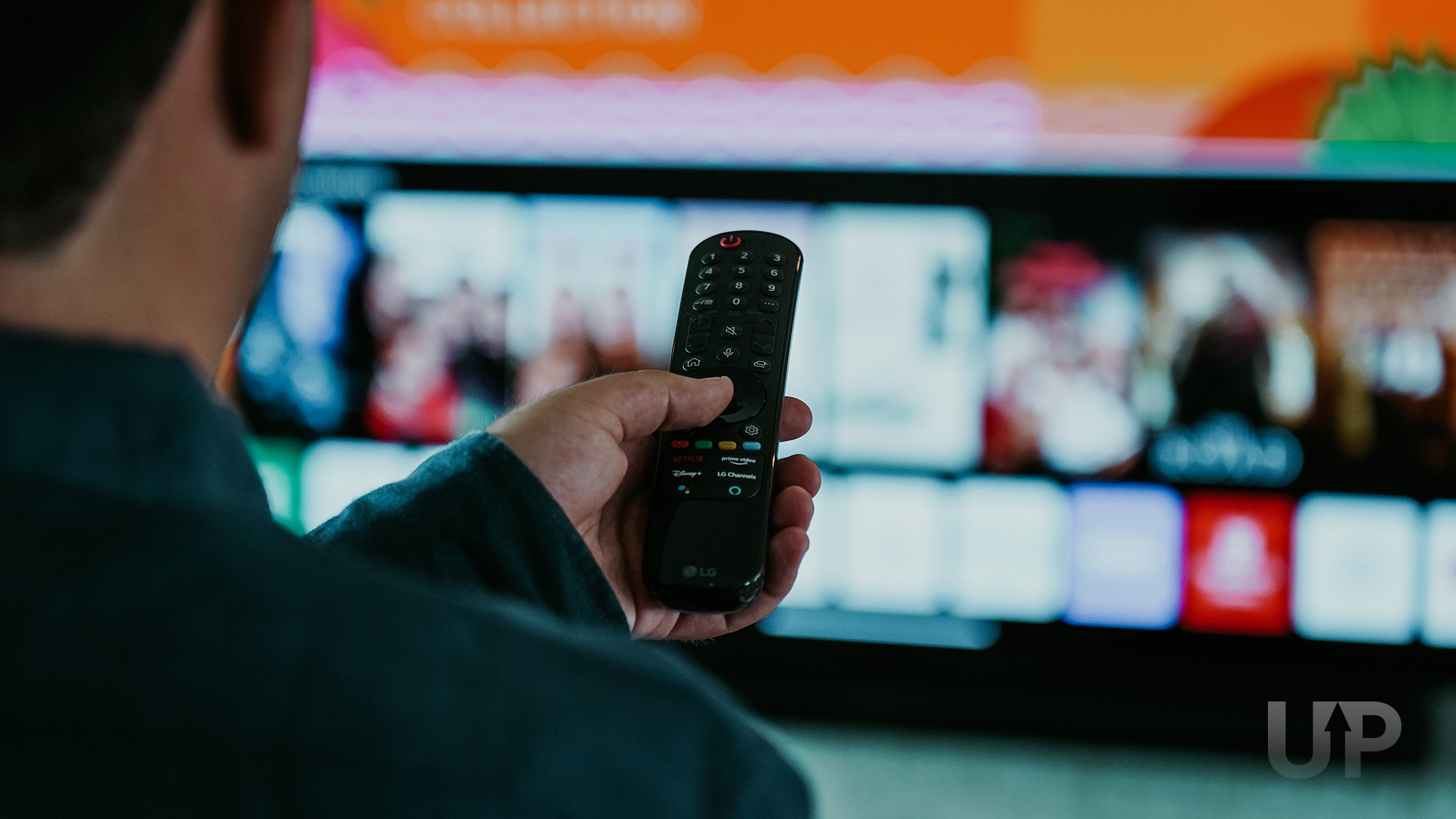 Remote Pointed at Streaming Services Upgraded Points LLC 2 Remote Pointed at Streaming Services Upgraded Points LLC 2