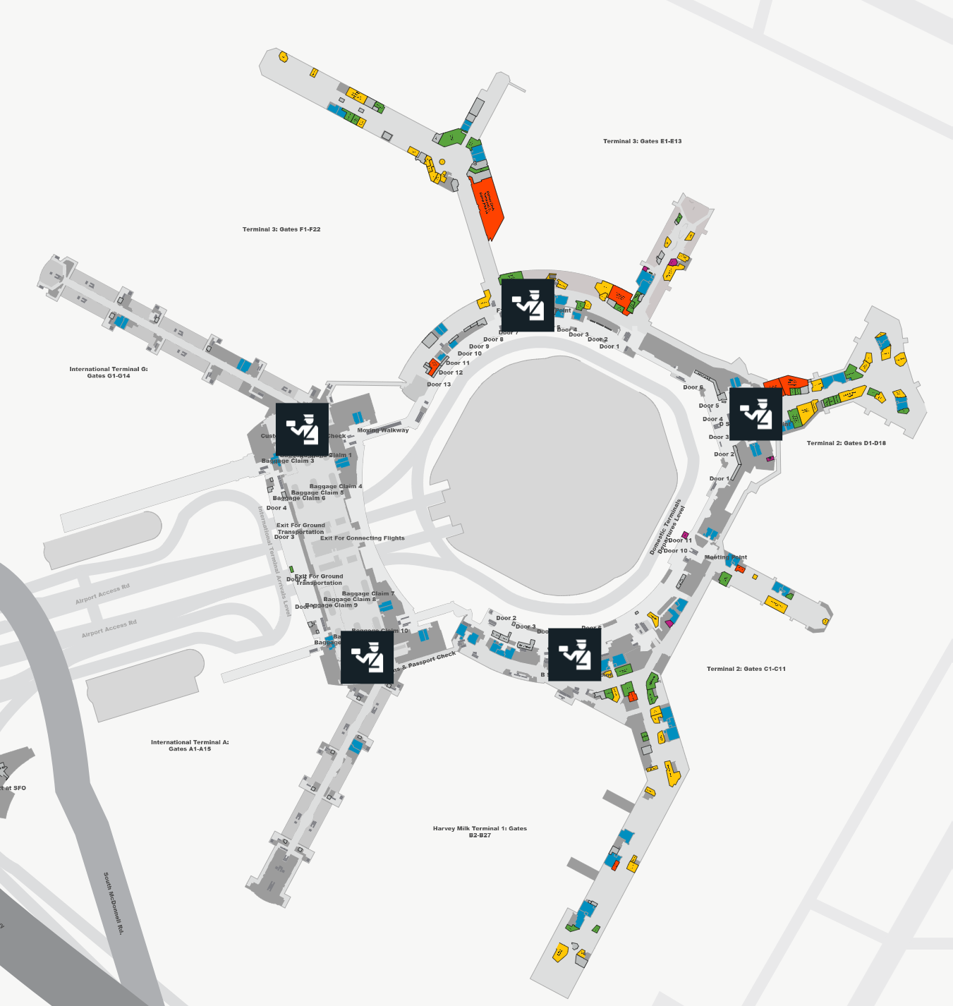 San Francisco International Airport Terminals