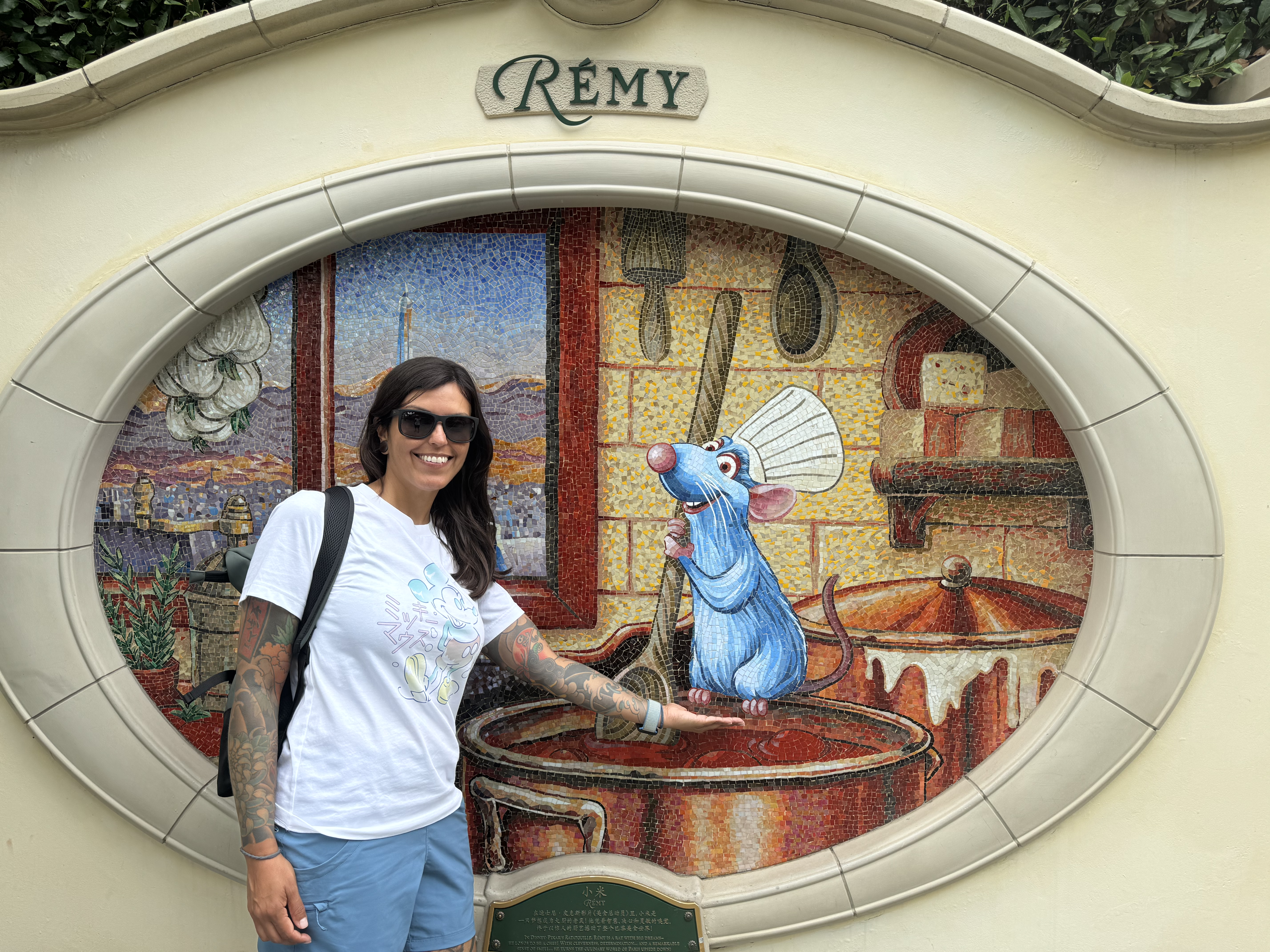 Shanghai Disney Remy on zodiac mural Shanghai Disney Remy on zodiac mural