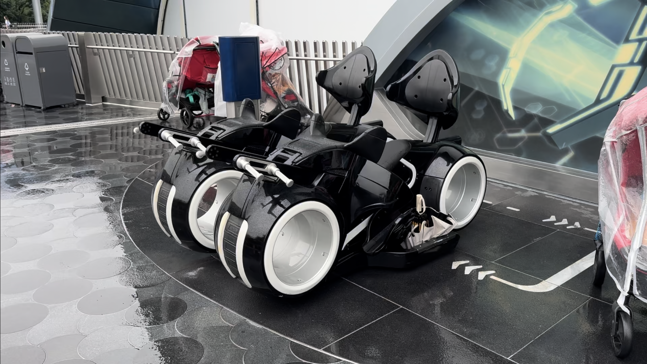 Shanghai Disney TRON seats Shanghai Disney TRON seats