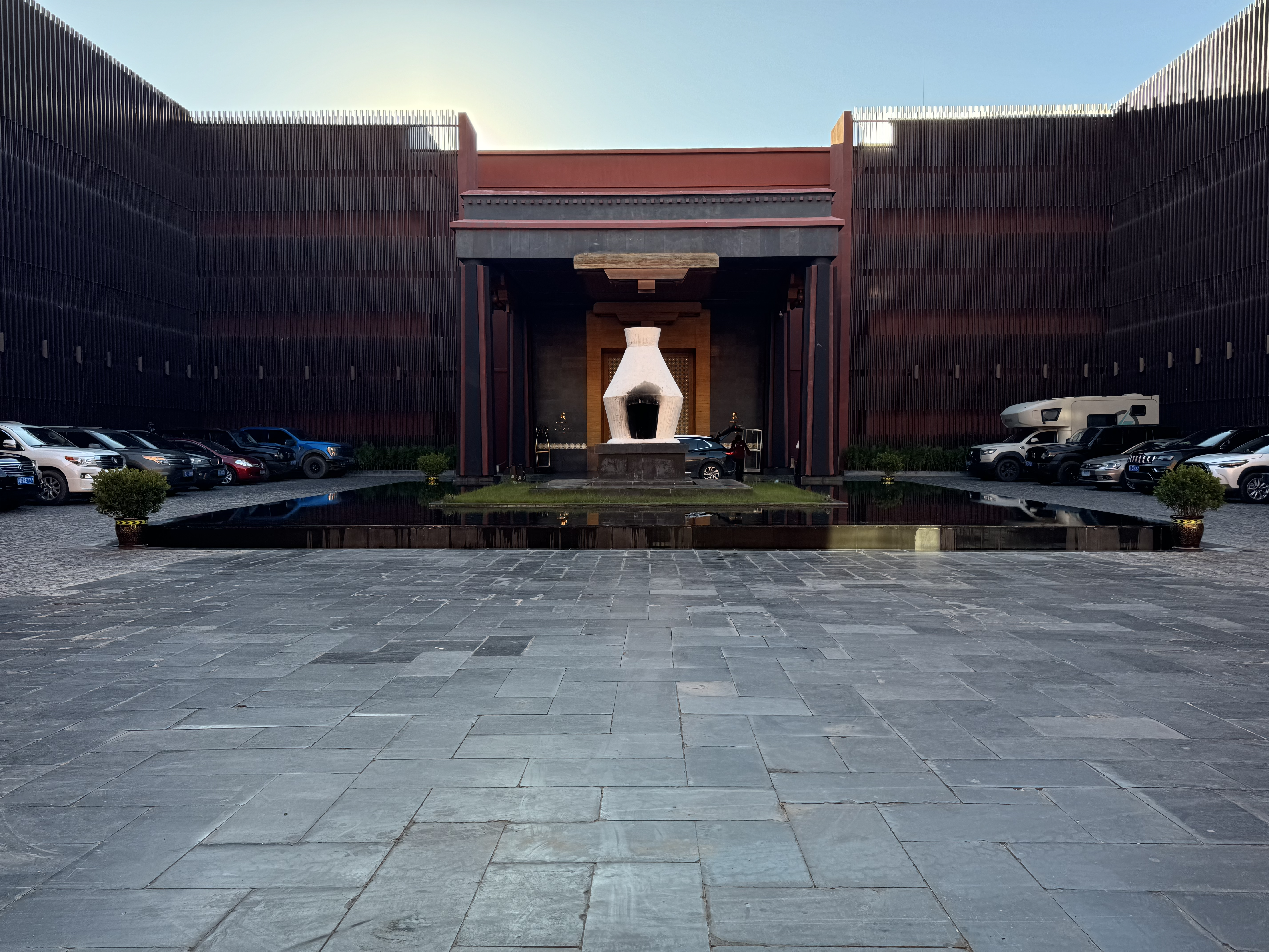 St Regis Lhasa courtyard St Regis Lhasa courtyard