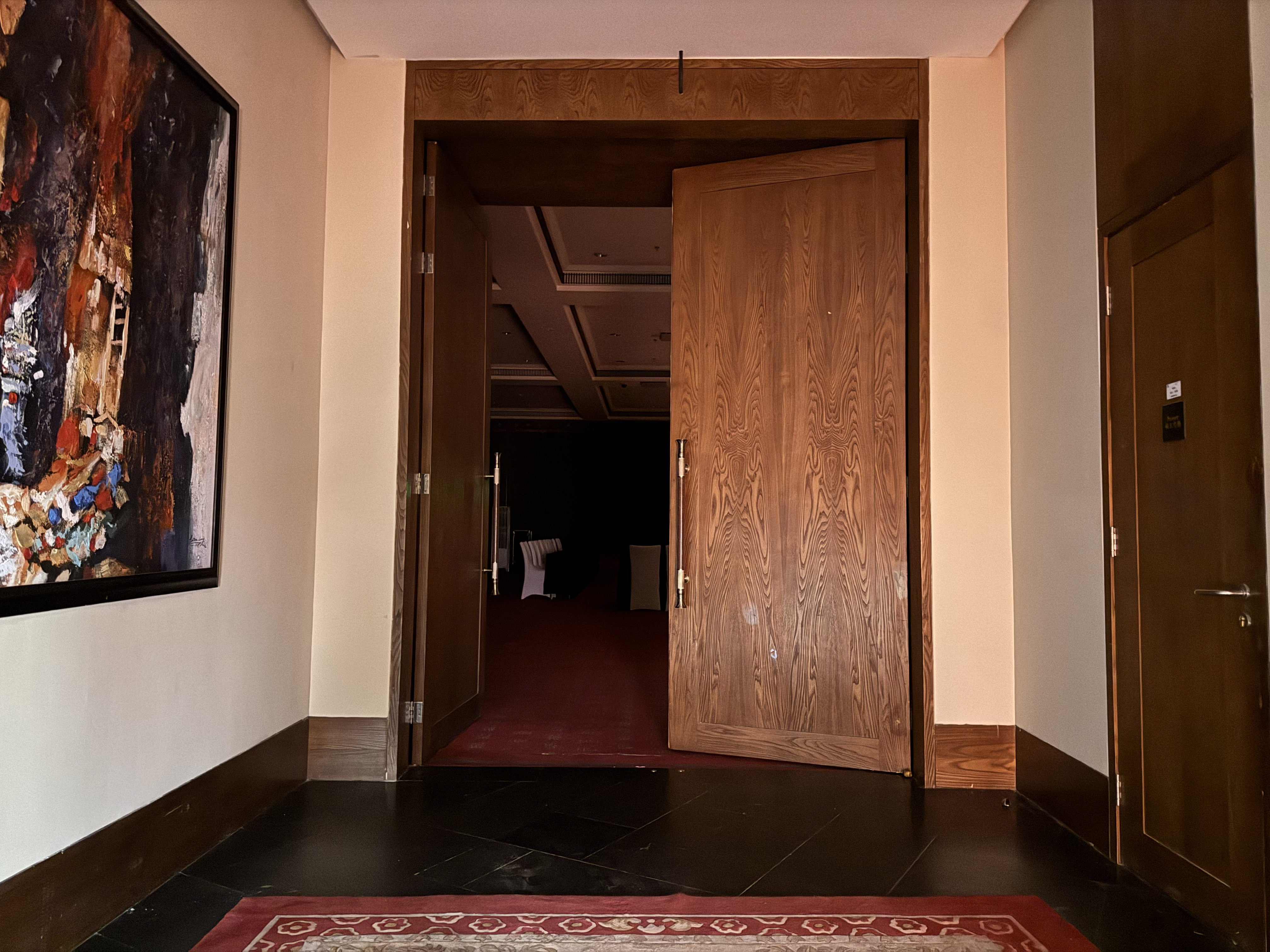 St Regis Lhasa meeting room entry St Regis Lhasa meeting room entry