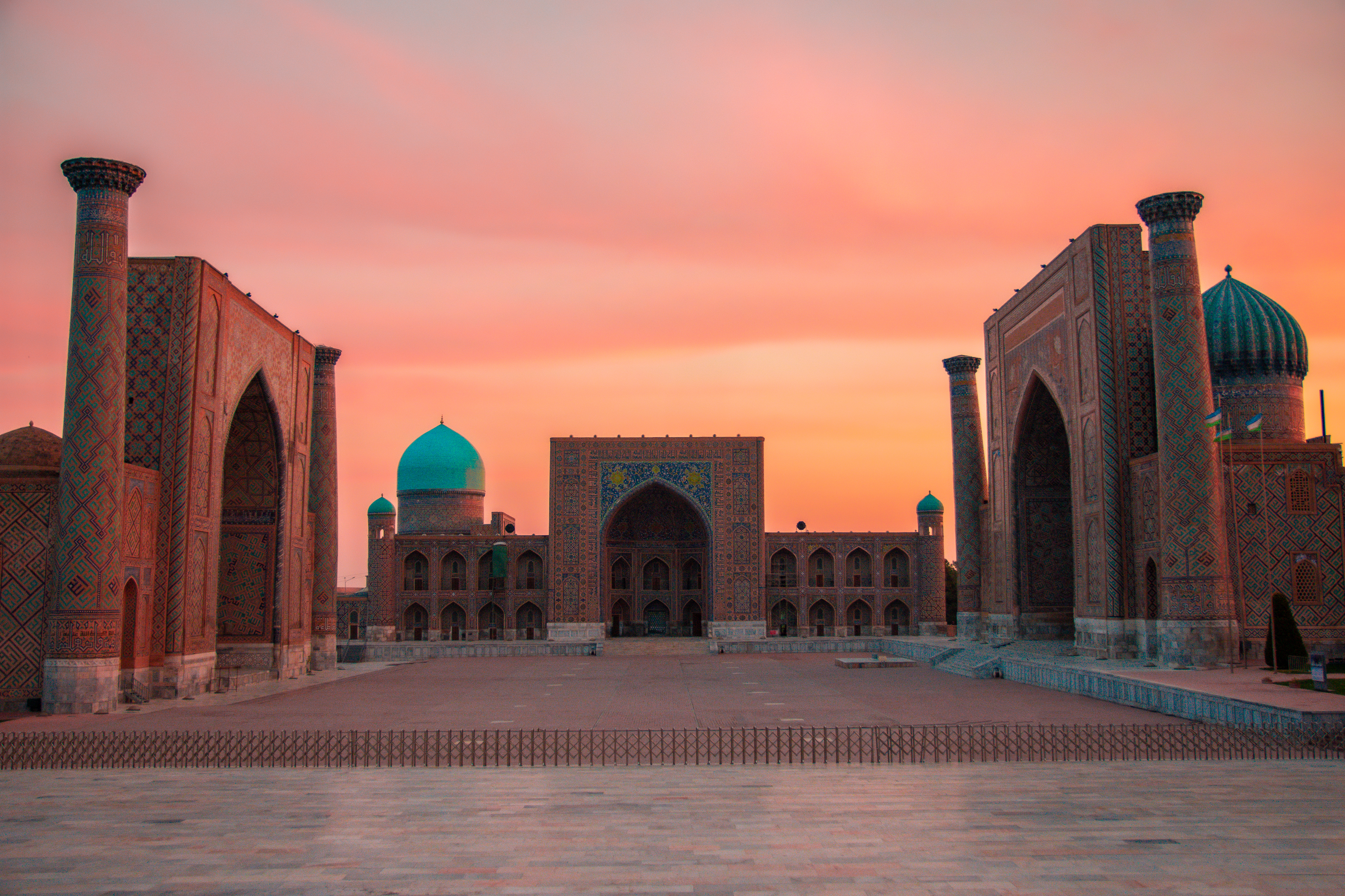 Sunrise at the Registan of Samarkand, Uzbekistan Ehsan Haque Sunrise at the Registan of Samarkand, Uzbekistan