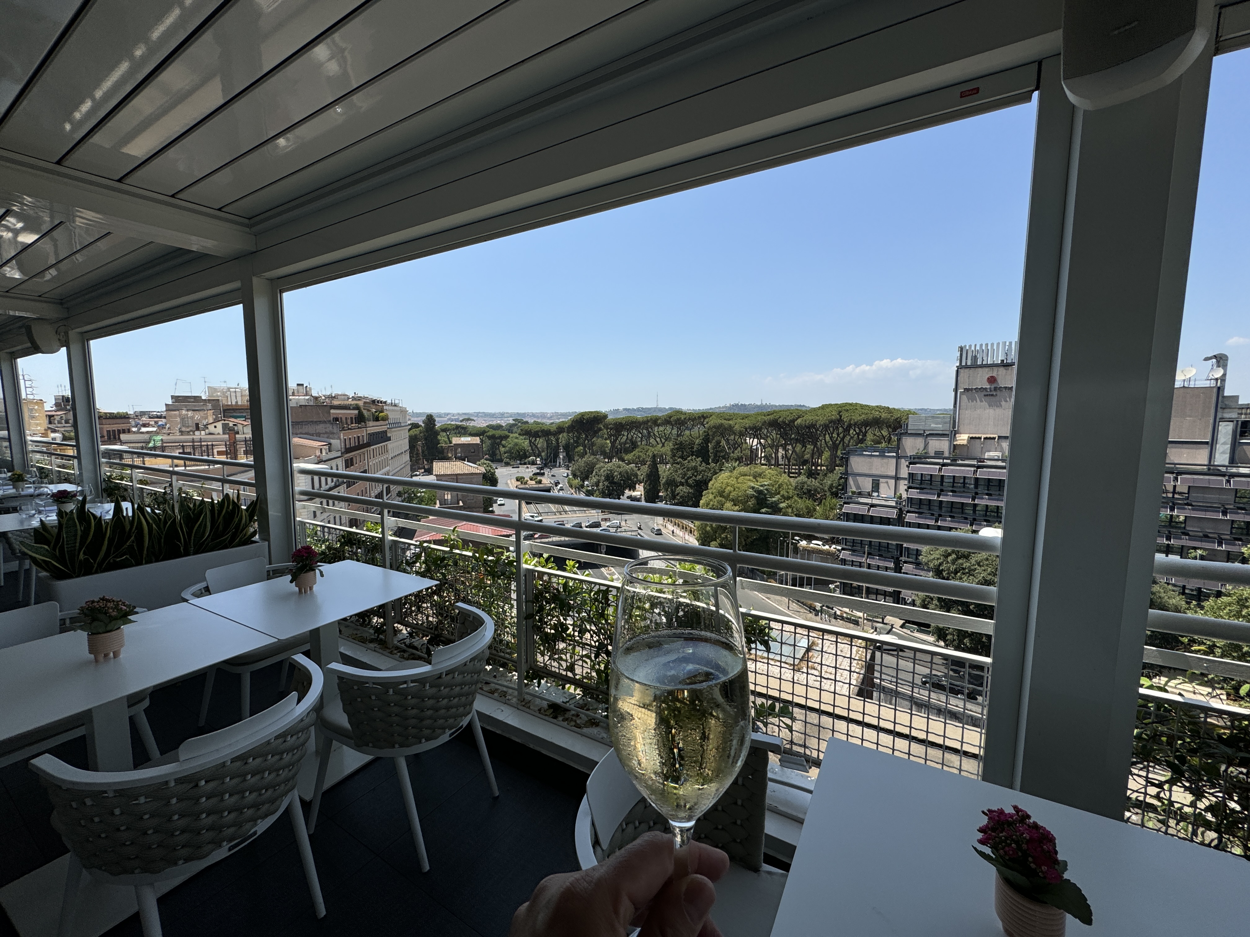 Terazza Borghese Rooftop Bar view Terazza Borghese Rooftop Bar view