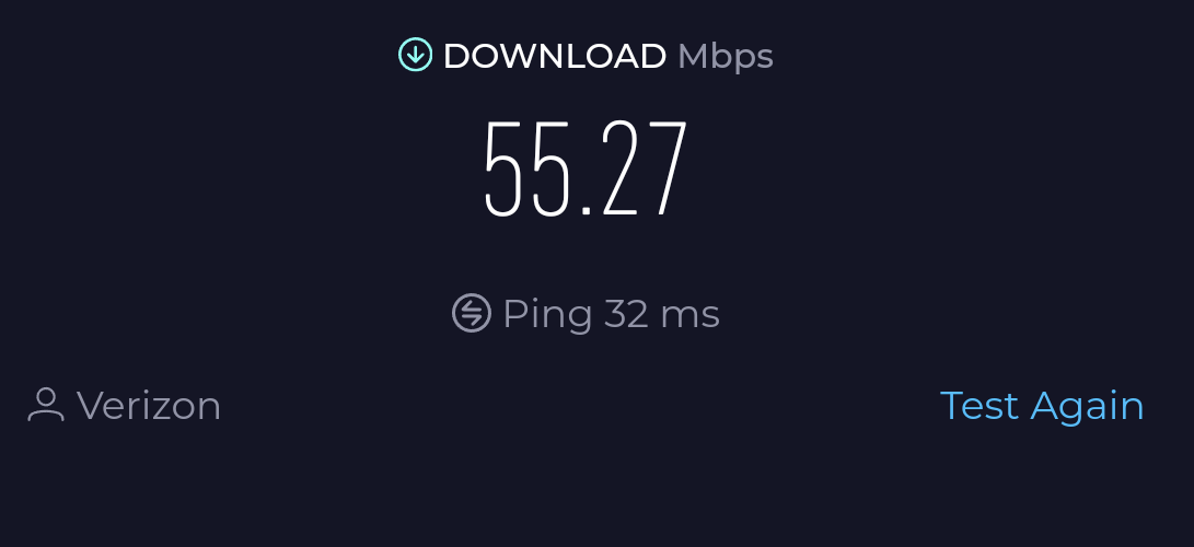 The Club PIT Wi Fi speed
