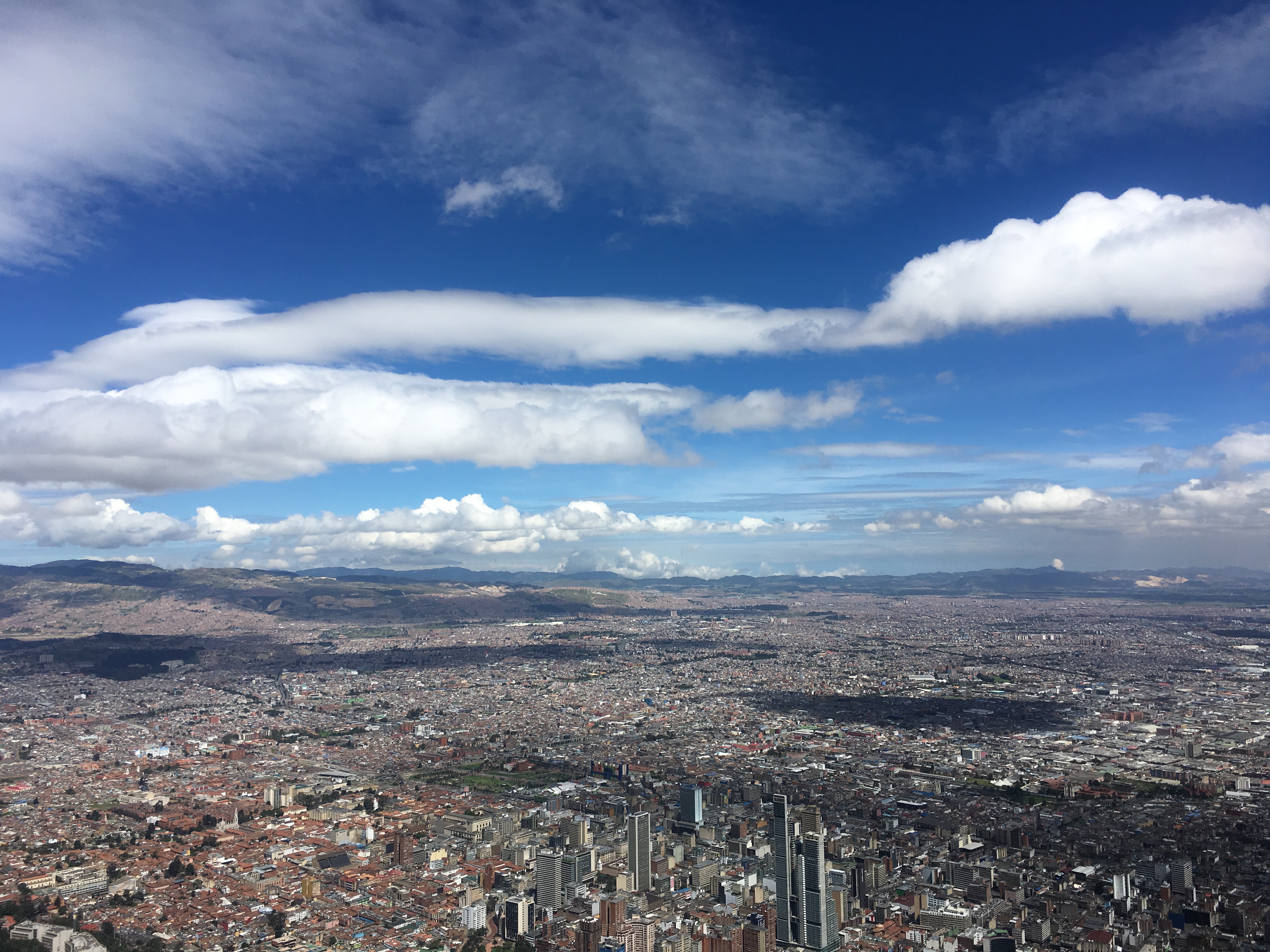 The expanse of Bogotá, Colombia (Lori Zaino) The expanse of Bogotá, Colombia.