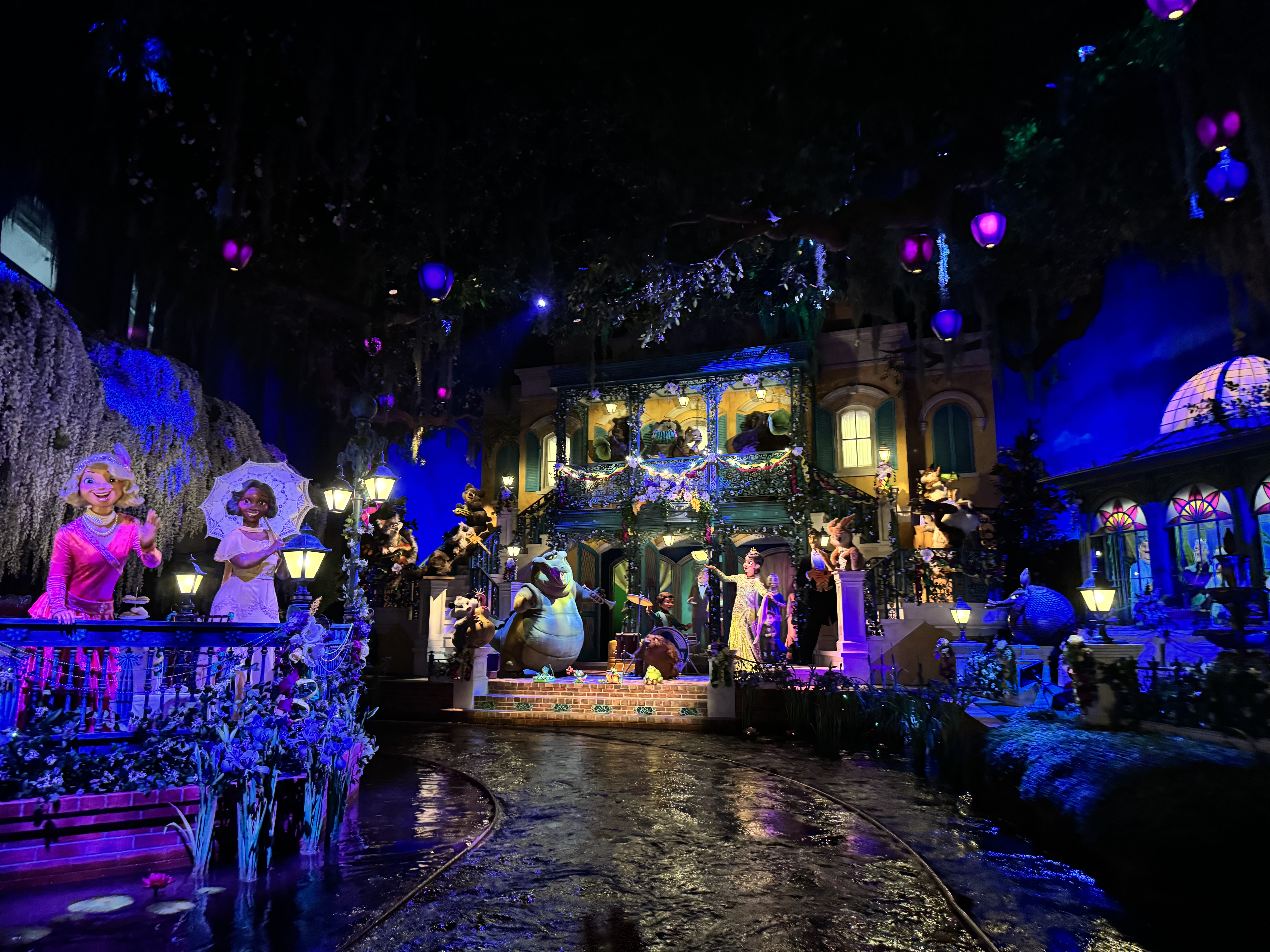 Tiana’s Bayou Adventure at Magic Kingdom Walt Disney World party finale Tiana's Bayou Adventure at Magic Kingdom Walt Disney World party finale