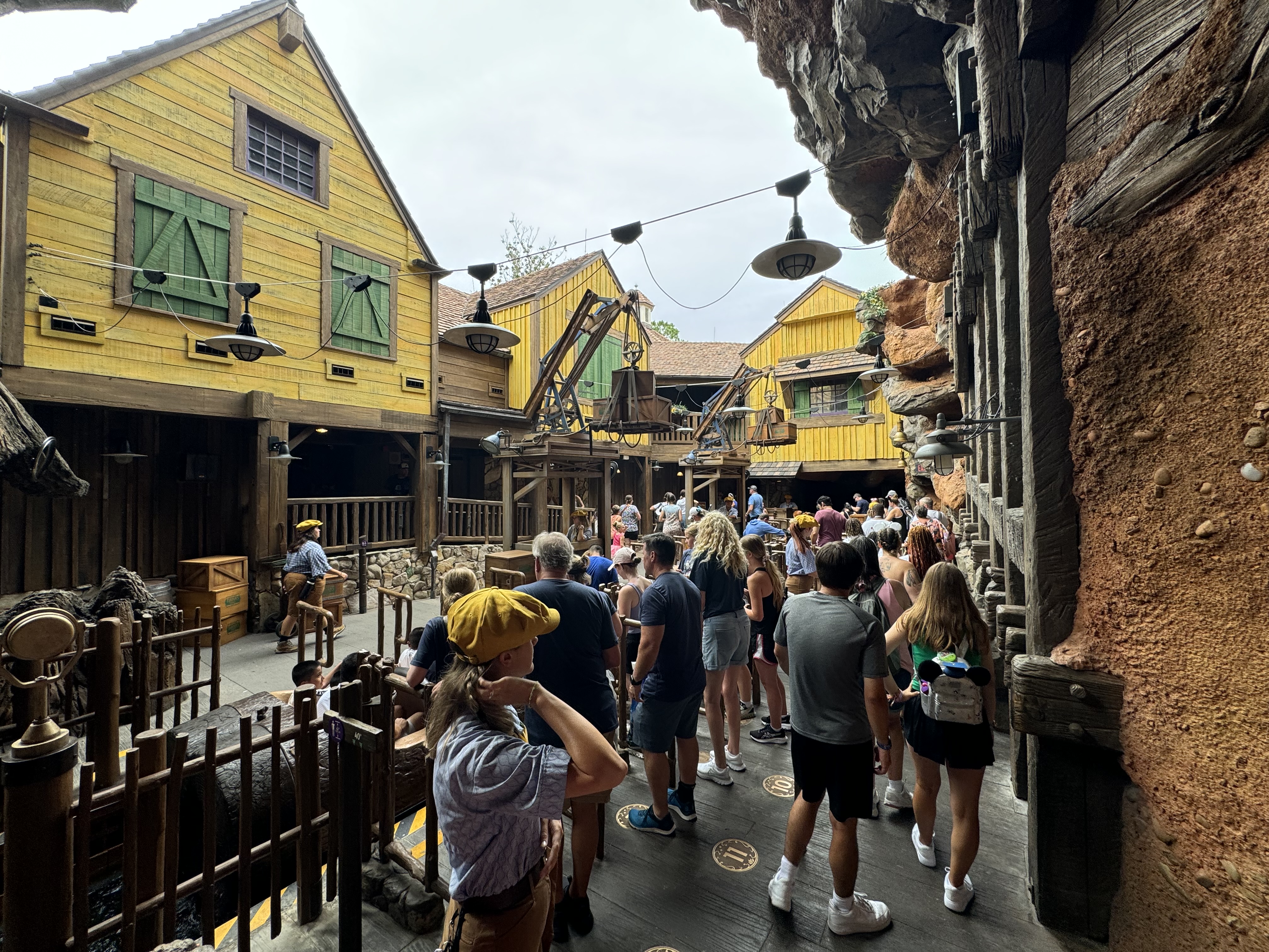 Tiana’s Bayou Adventure at Magic Kingdom Walt Disney World ride boarding Tiana's Bayou Adventure at Magic Kingdom Walt Disney World ride boarding