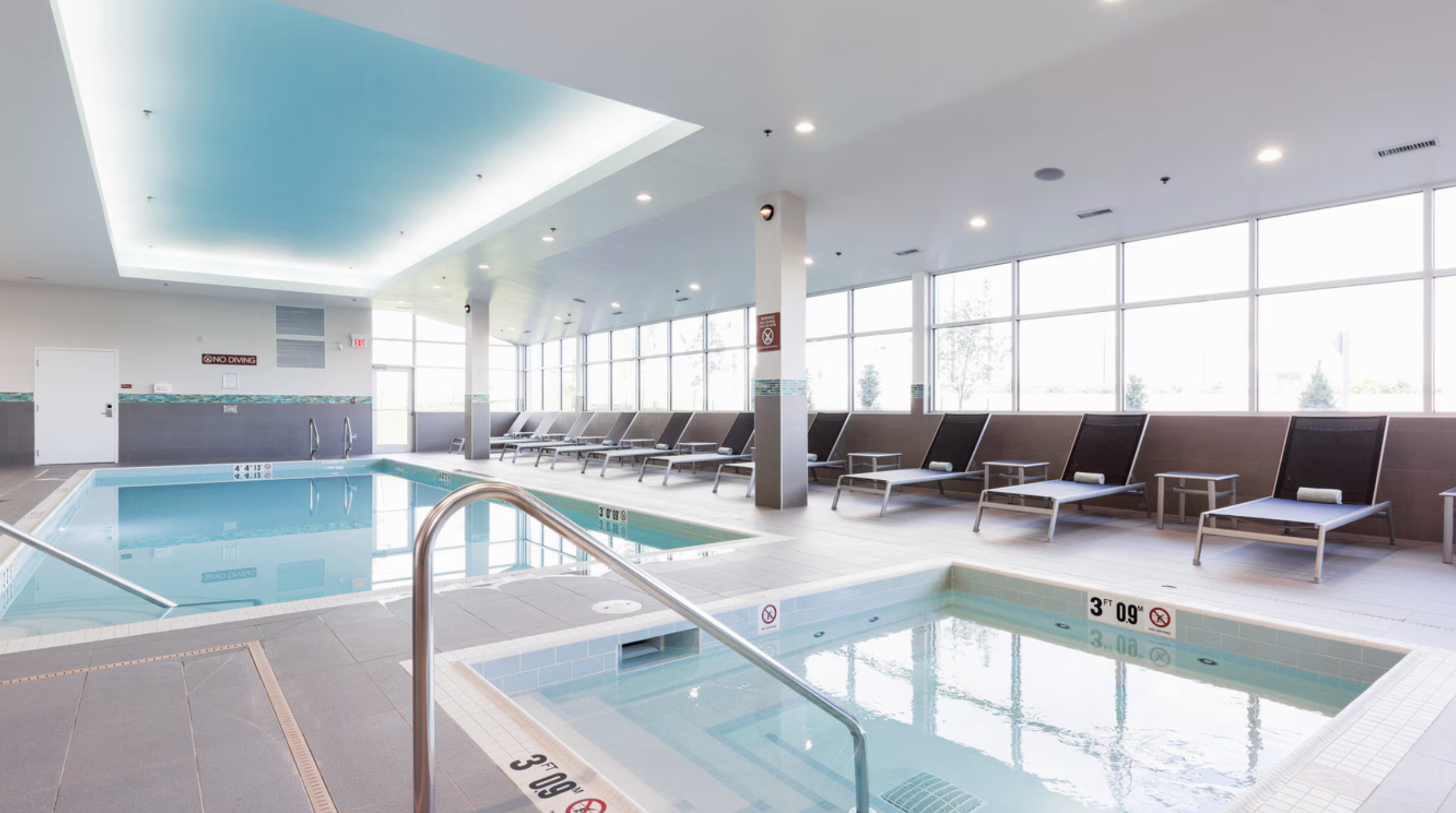 TownePlace Suites Edmonton South swimming pool and hot tub TownePlace Suites Edmonton South swimming pool and hot tub