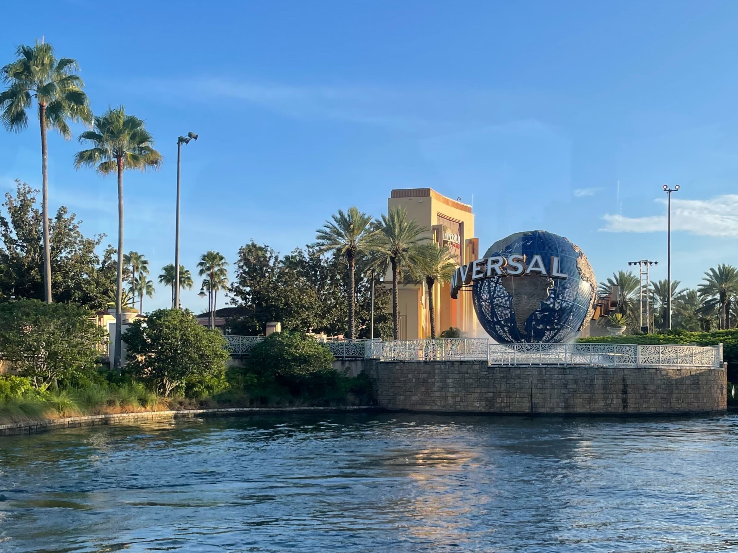 Universal Studios Orlando globe and entrance