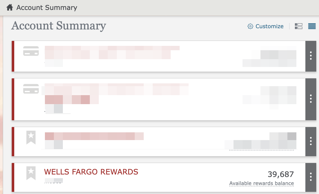 Wells Fargo Account Balance Wells Fargo Account Summary