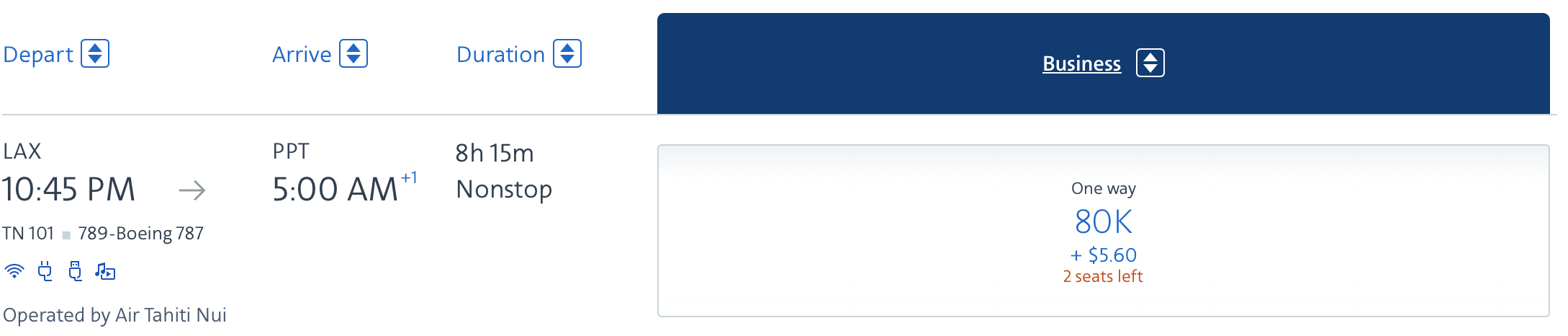 Air Tahiti Nui AA booking Air Tahiti Nui AA booking