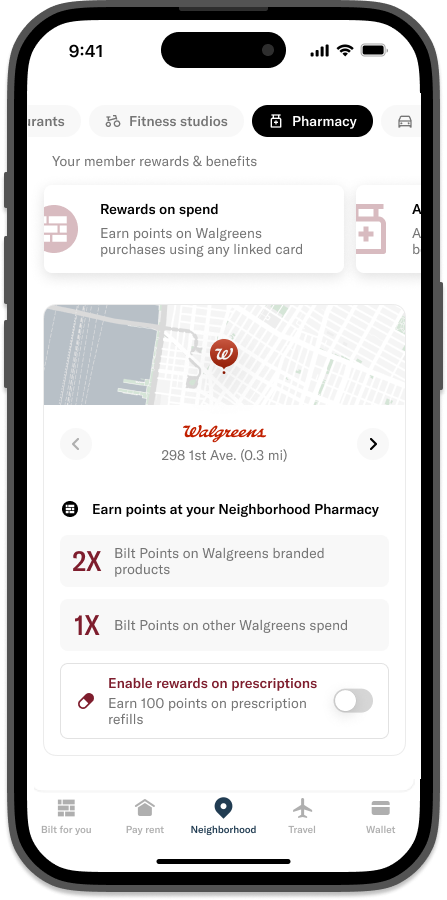 Bilt Rewards Walgreens Earning Rates Bilt Rewards Walgreens Earning Rates