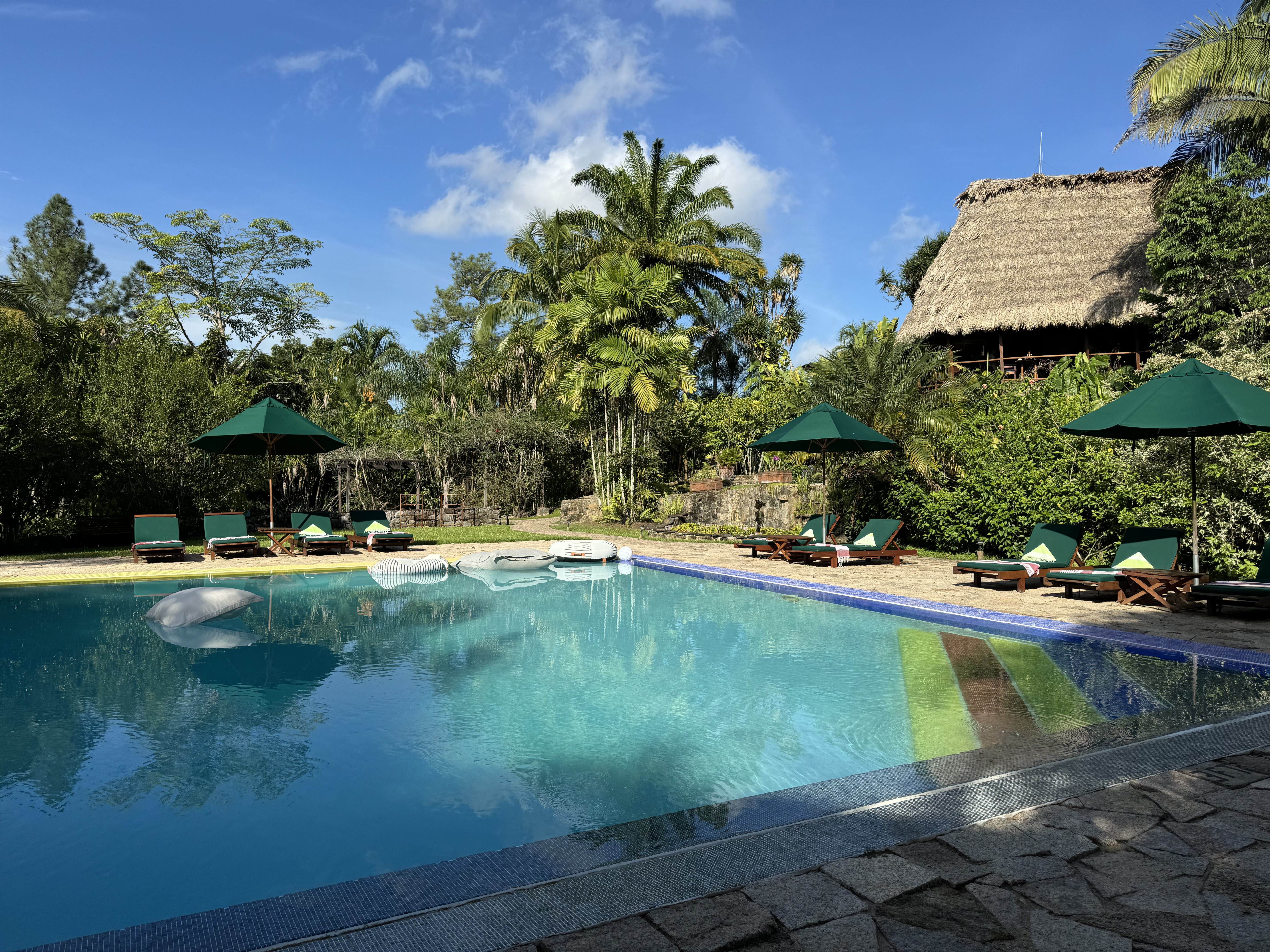 Blancaneaux Lodge pool Blancaneaux Lodge pool