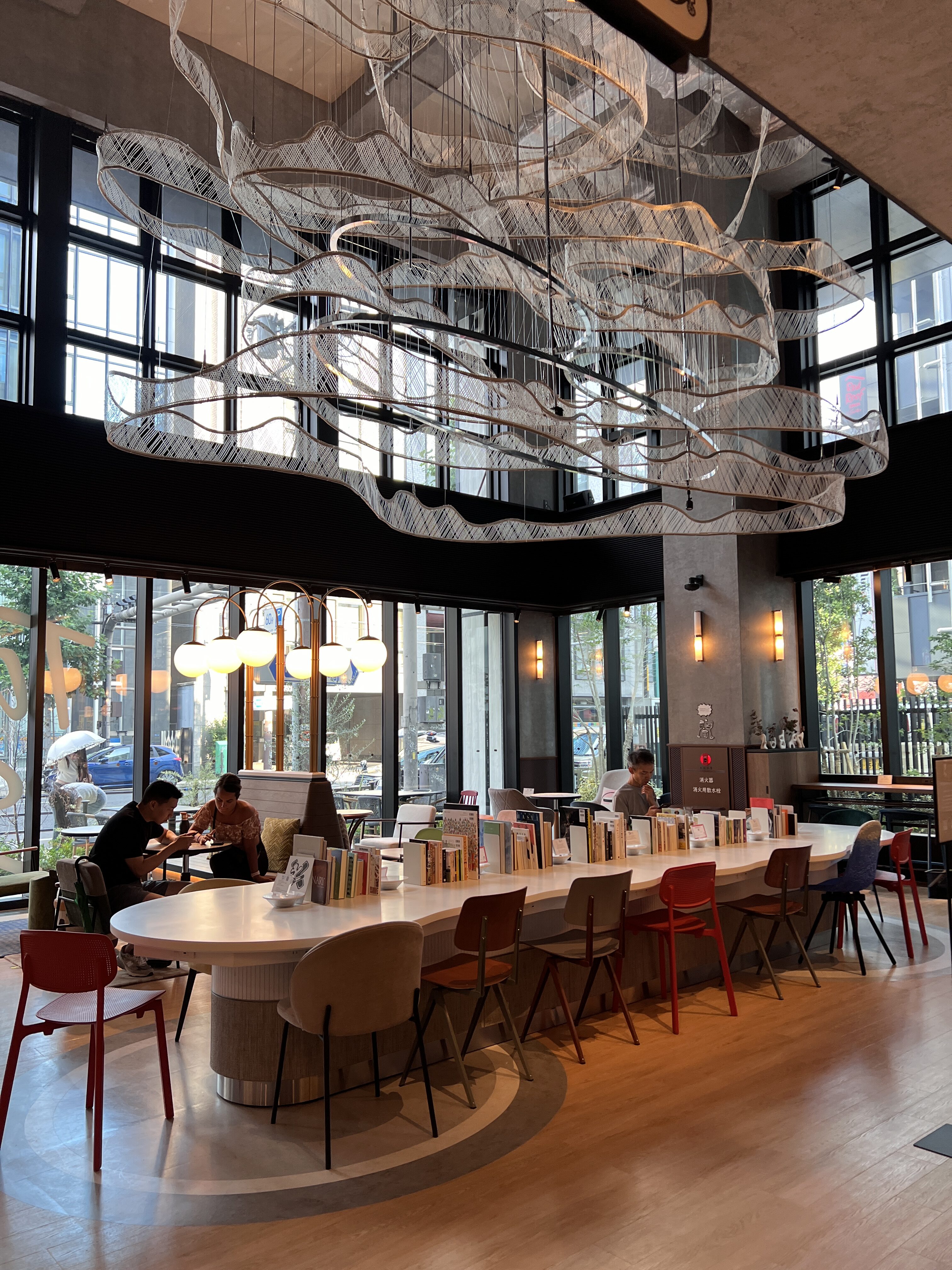 Caption by Hyatt Namba Osaka lobby seating artwork Caption by Hyatt Namba Osaka lobby seating artwork