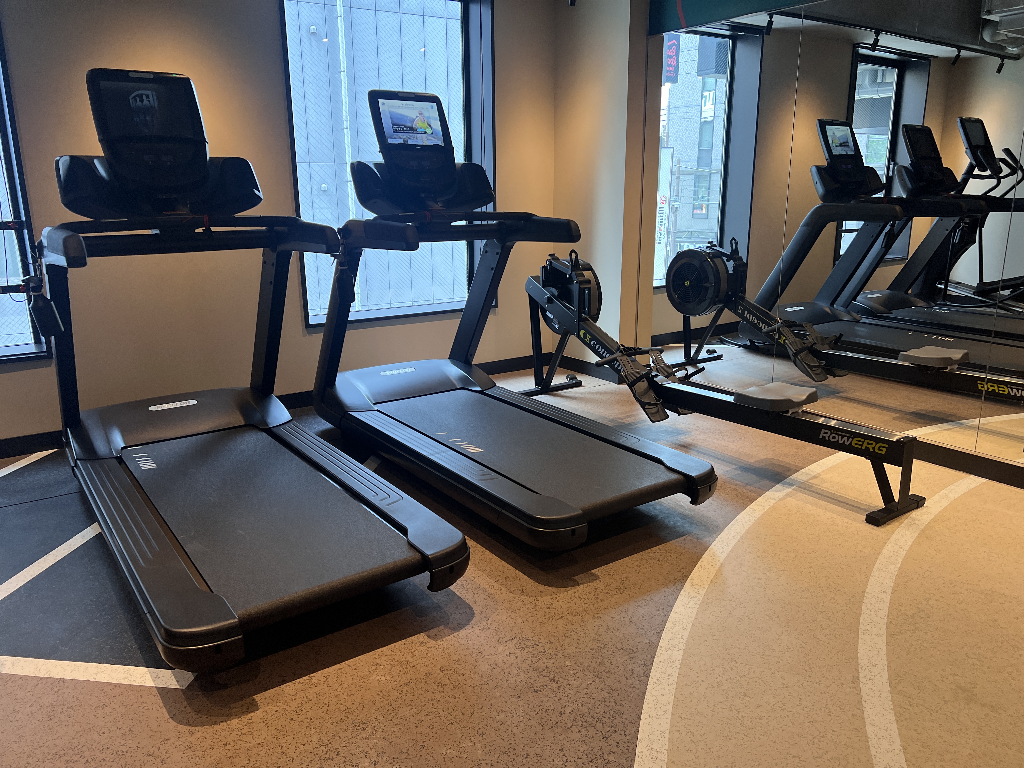 Caption by Hyatt Namba Osaka cardio machines Caption by Hyatt Namba Osaka cardio machines