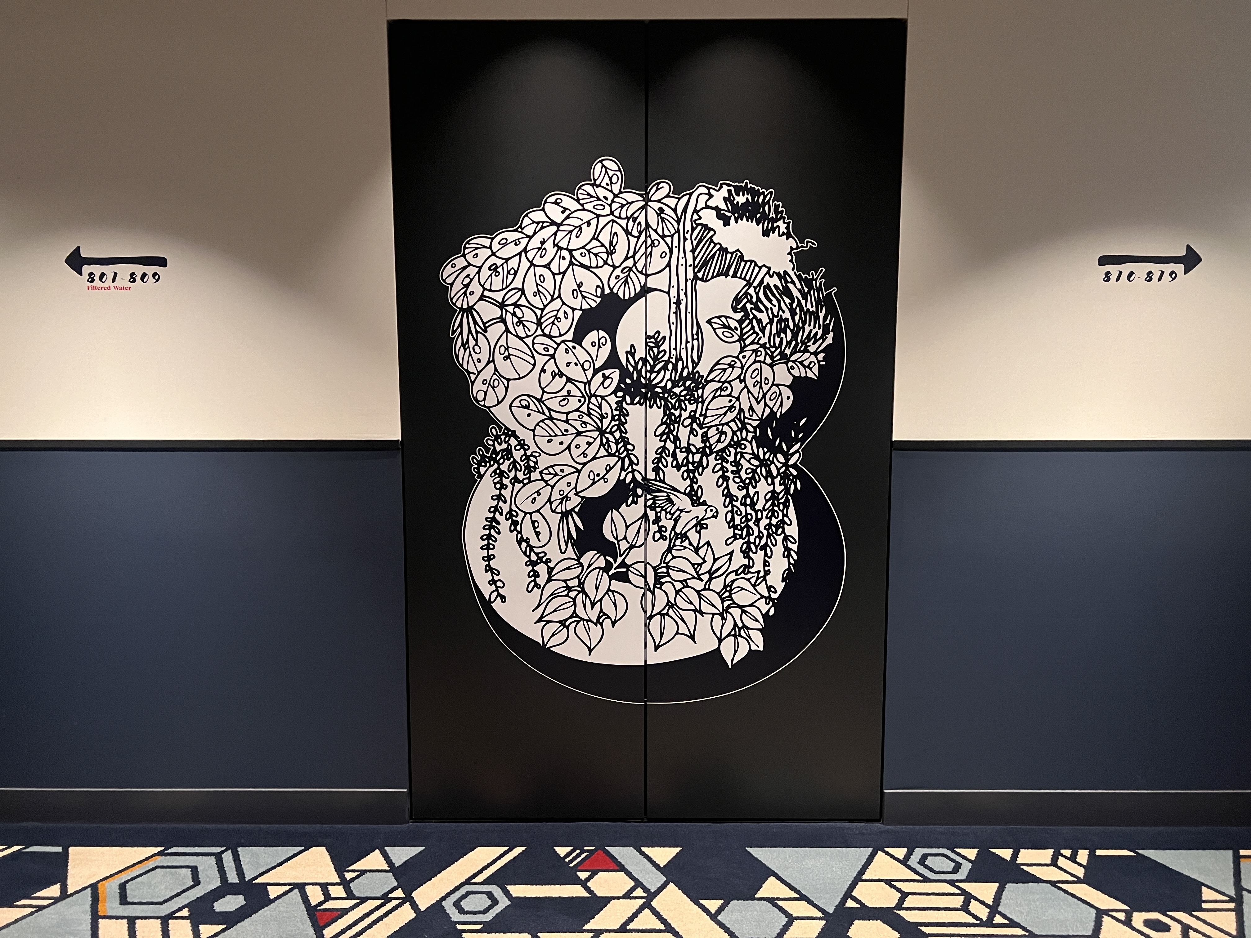 Caption by Hyatt Namba Osaka guest floor art work Caption by Hyatt Namba Osaka guest floor art work