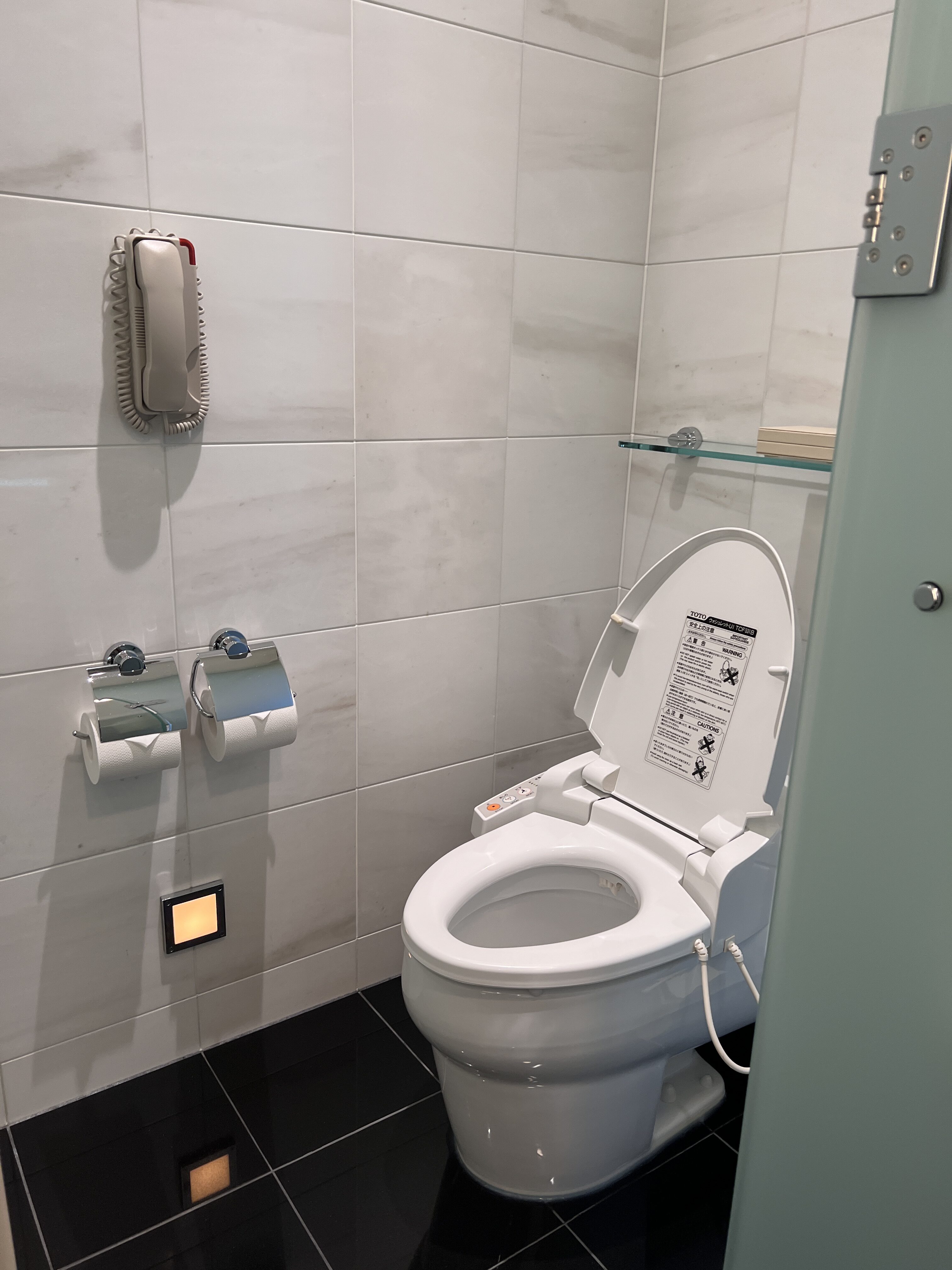 Conrad Tokyo bathroom toilet with bidet Conrad Tokyo bathroom toilet with bidet