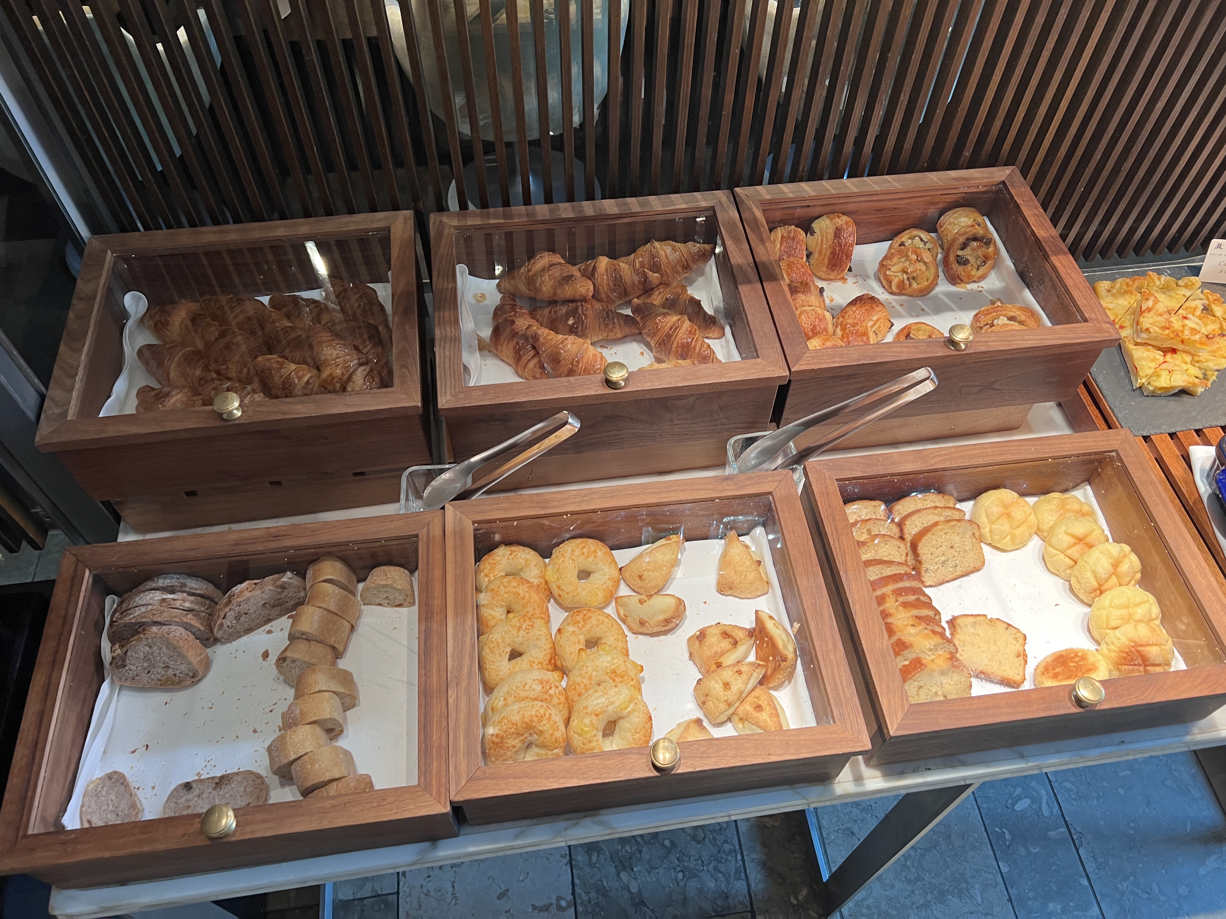 Conrad Tokyo breakfast pastries Conrad Tokyo breakfast pastries