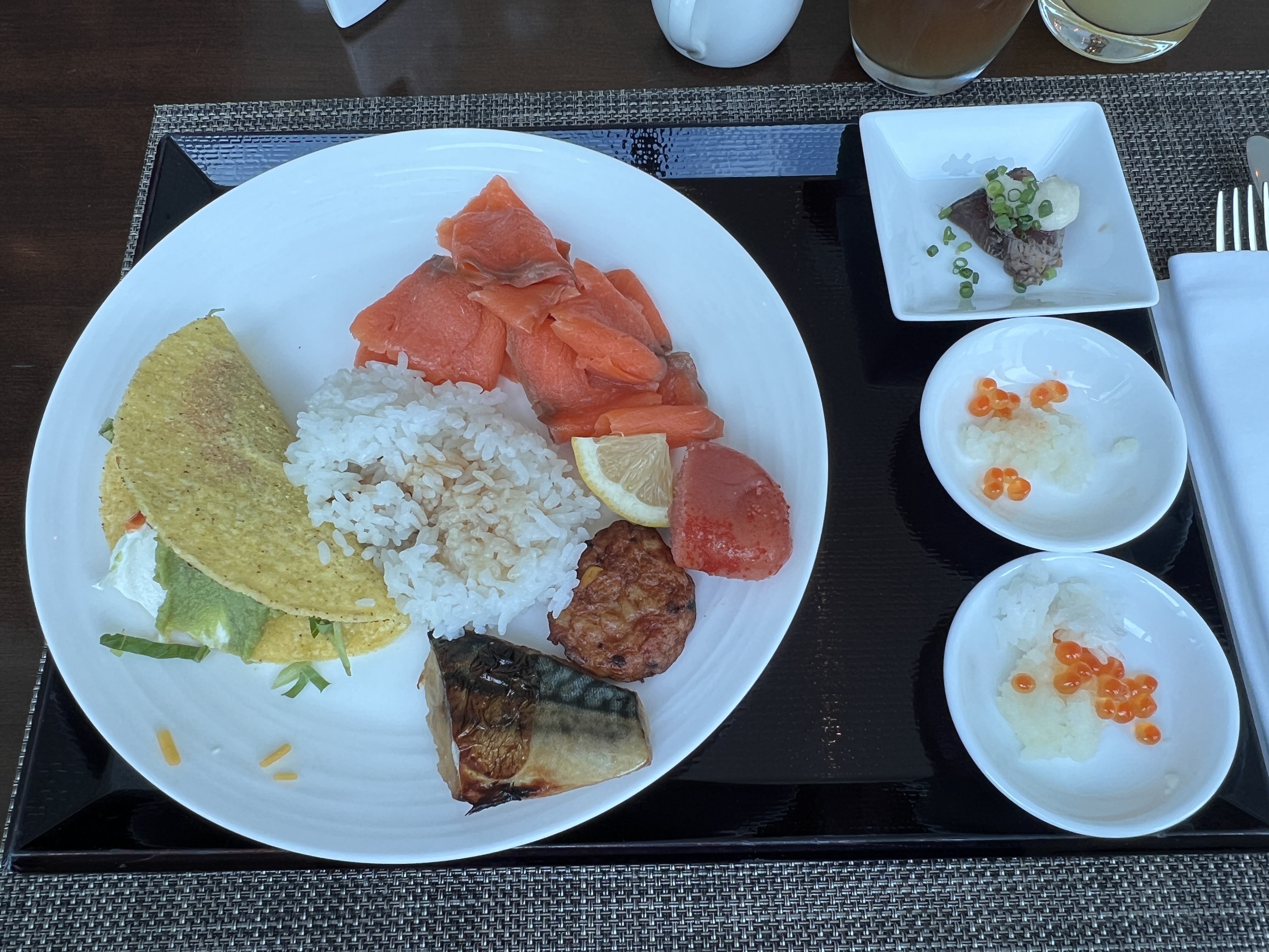 Conrad Tokyo breakfast plate Conrad Tokyo breakfast plate
