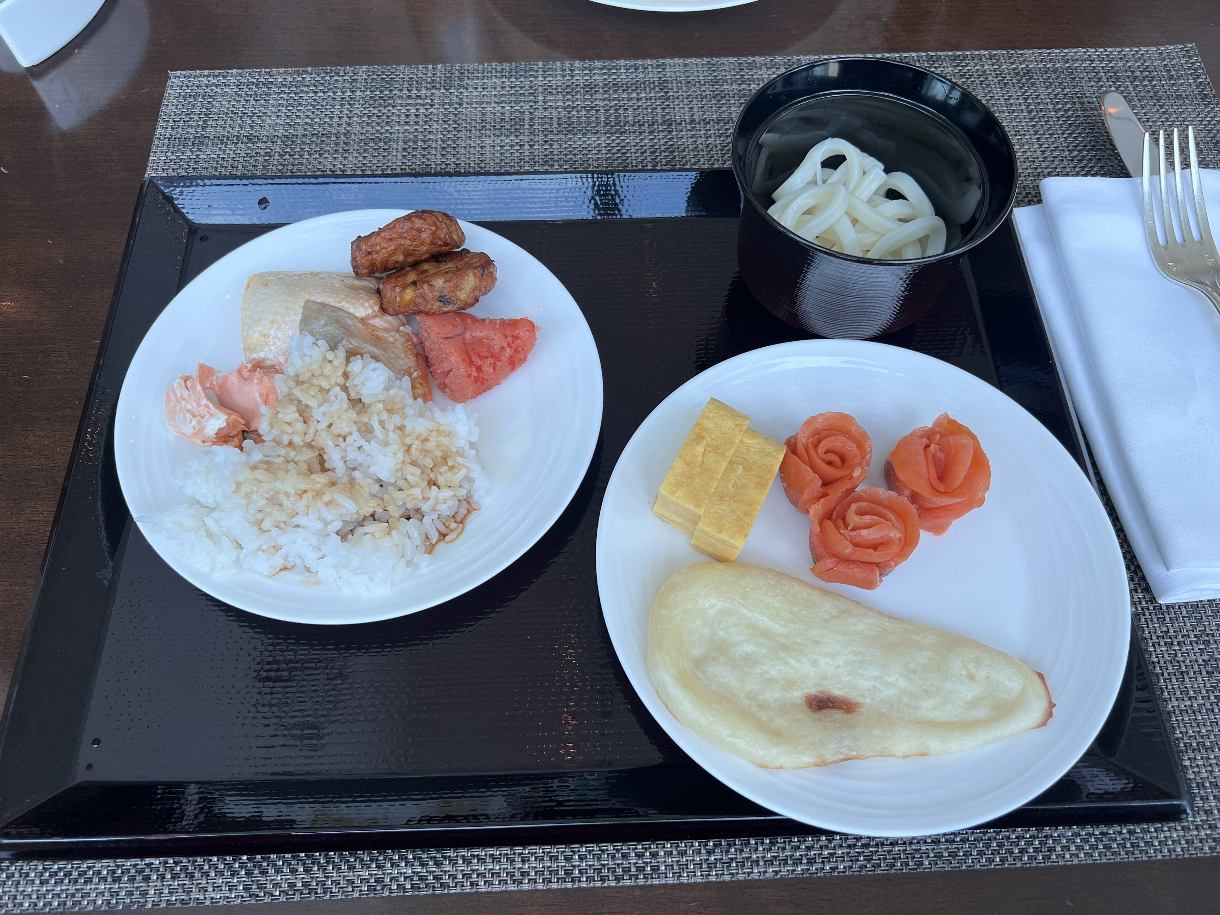 Conrad Tokyo breakfast plate Conrad Tokyo breakfast plate