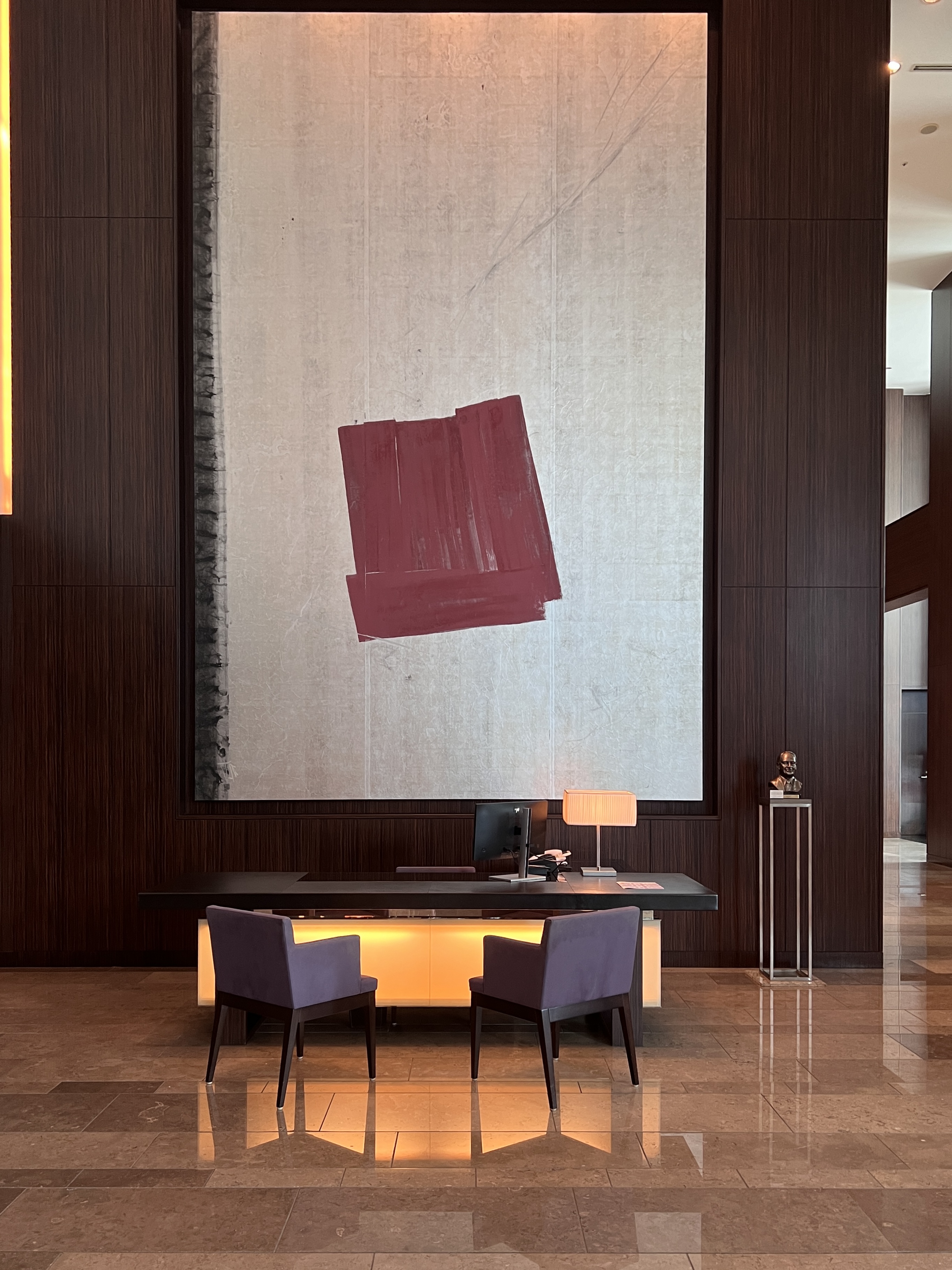 Conrad Tokyo concierge desk Conrad Tokyo concierge desk