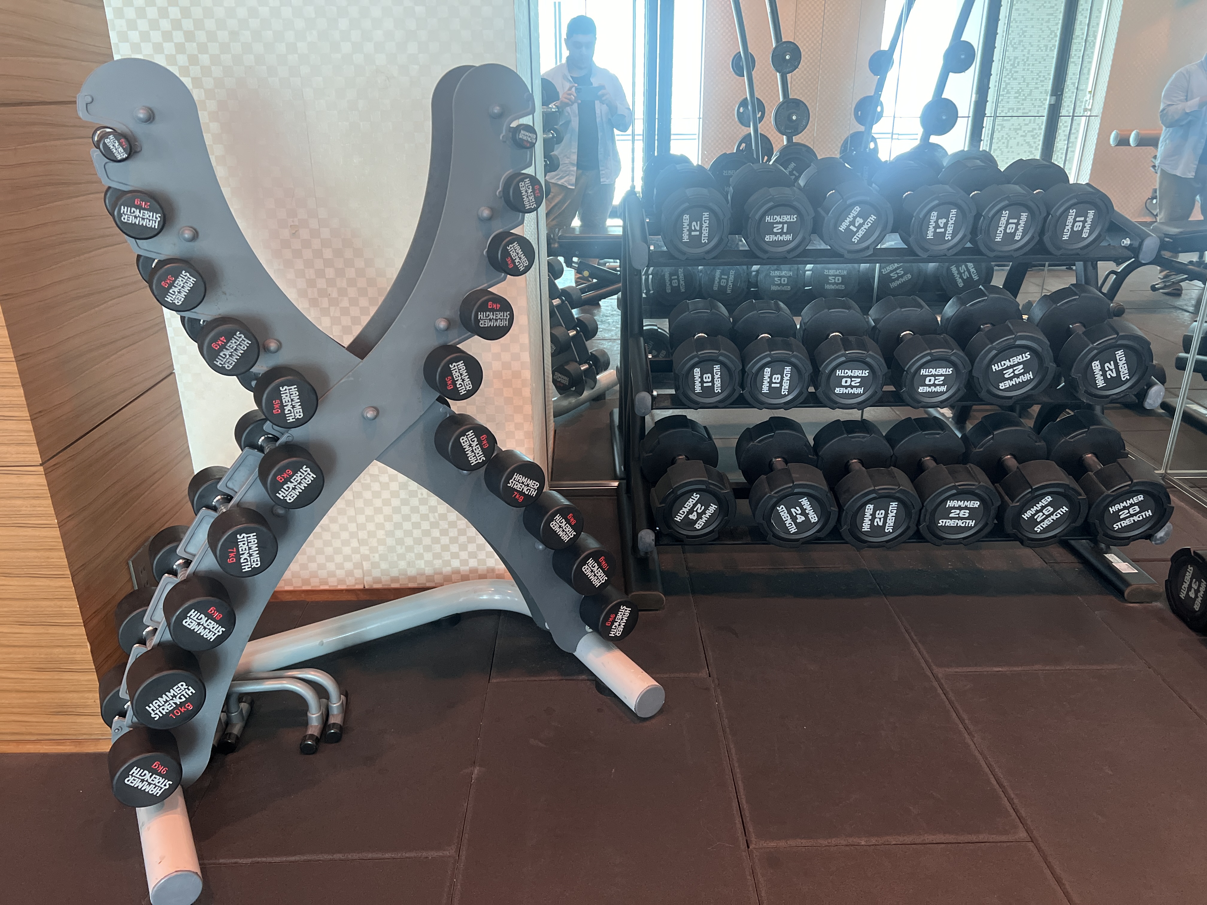 Conrad Tokyo fitness center free weights Conrad Tokyo fitness center free weights