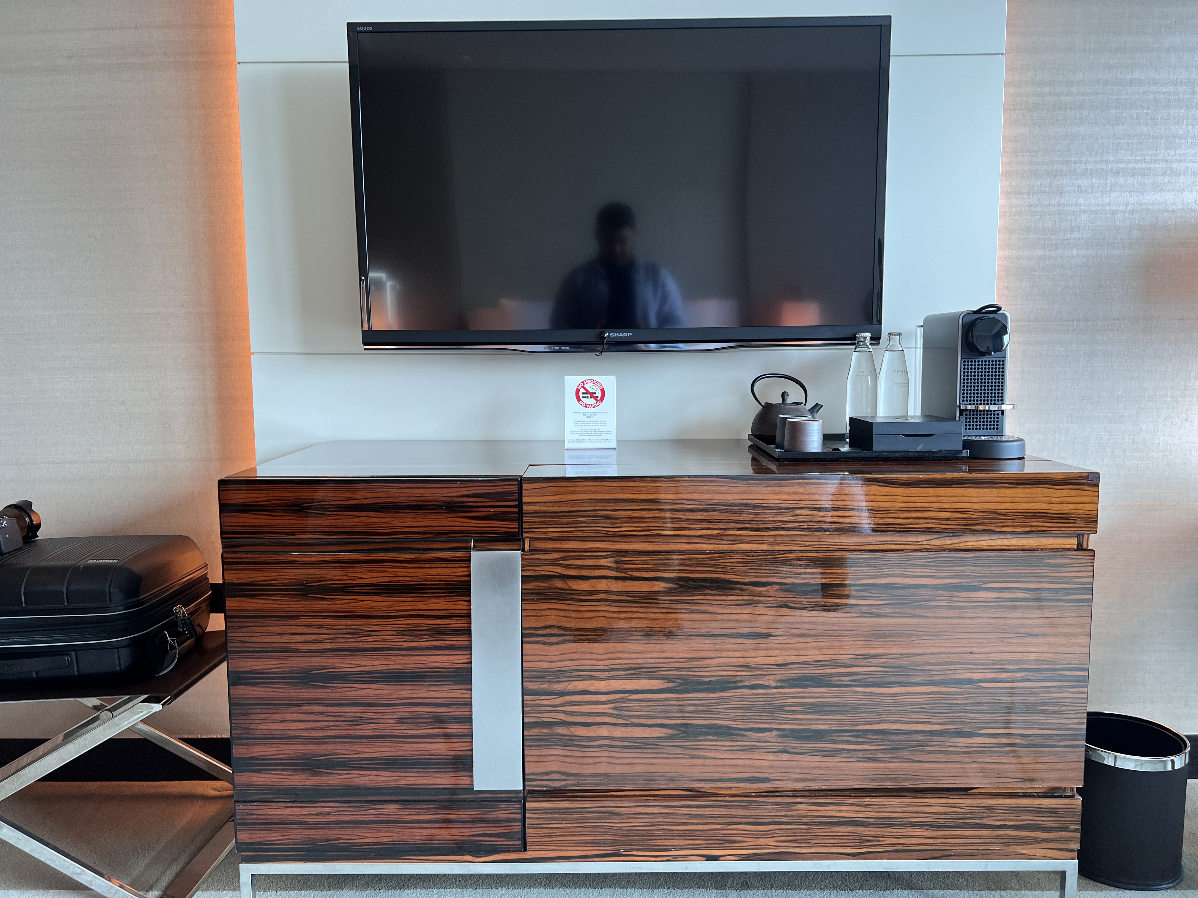 Conrad Tokyo tv and entertainment console Conrad Tokyo tv and entertainment console