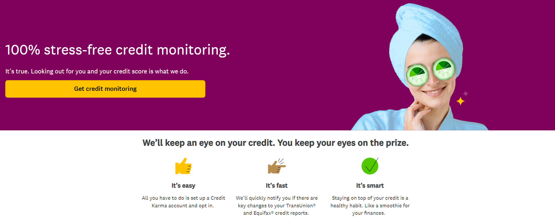 Credit Karma credit monitoring Credit Karma credit monitoring