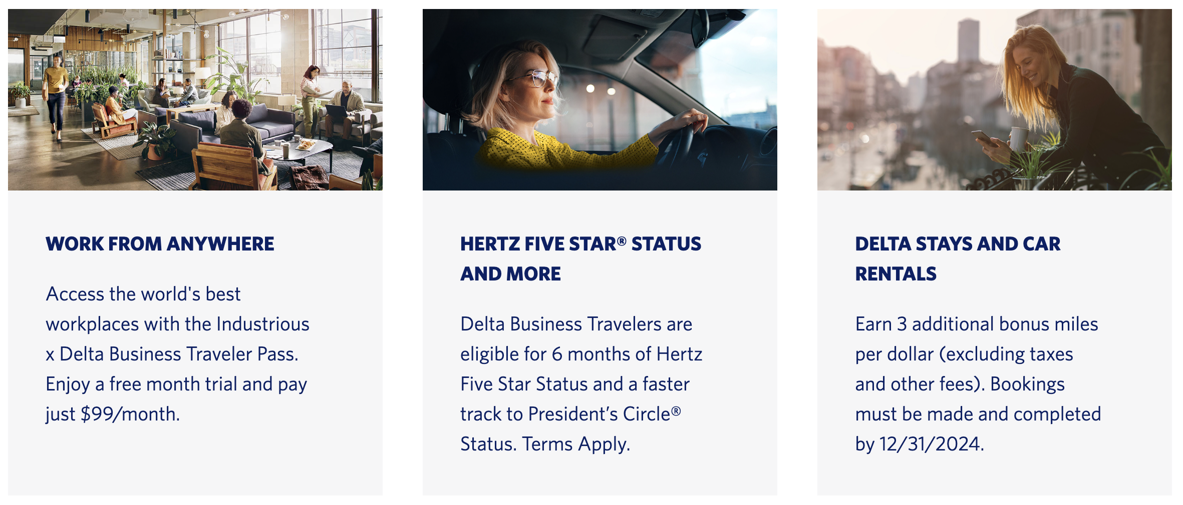 Delta Business Traveler offers Delta Business Traveler offers