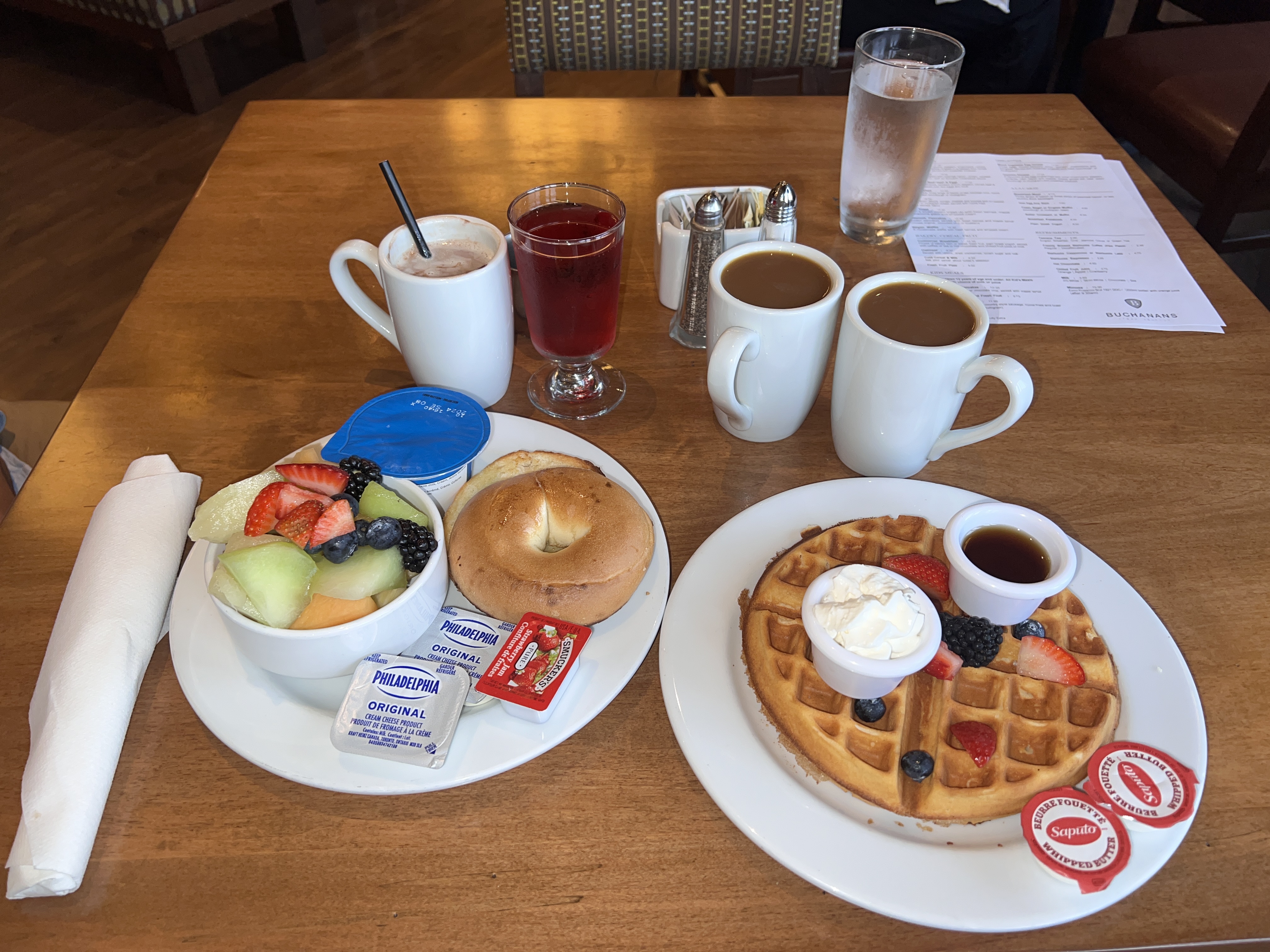 DoubleTree Fallsview Resort Spa by Hilton Niagara Falls Buchanans breakfast DoubleTree Fallsview Resort Spa by Hilton Niagara Falls Buchanans breakfast