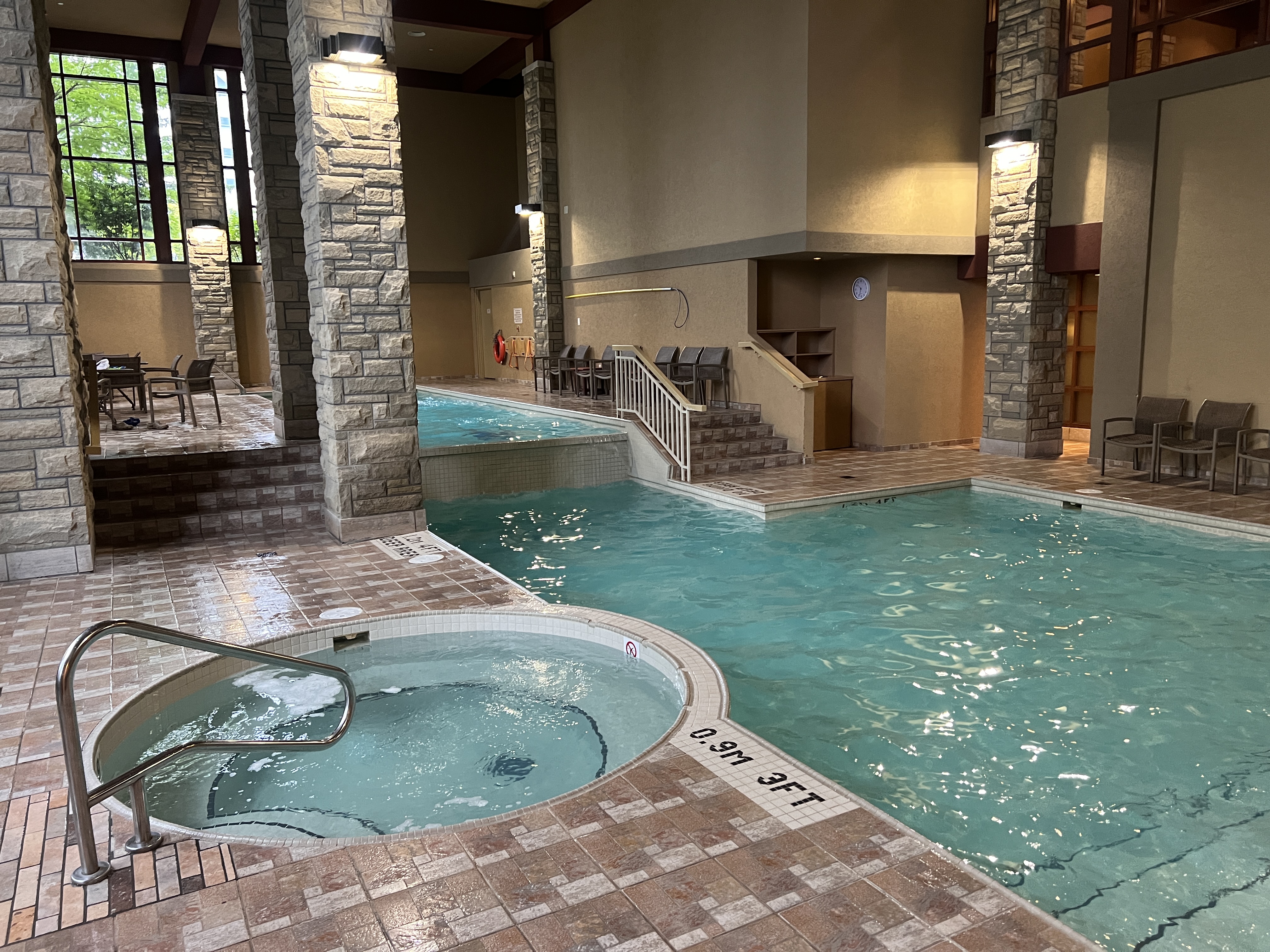 DoubleTree Fallsview Resort Spa by Hilton Niagara Falls pool and whirlpool DoubleTree Fallsview Resort Spa by Hilton Niagara Falls pool and whirlpool