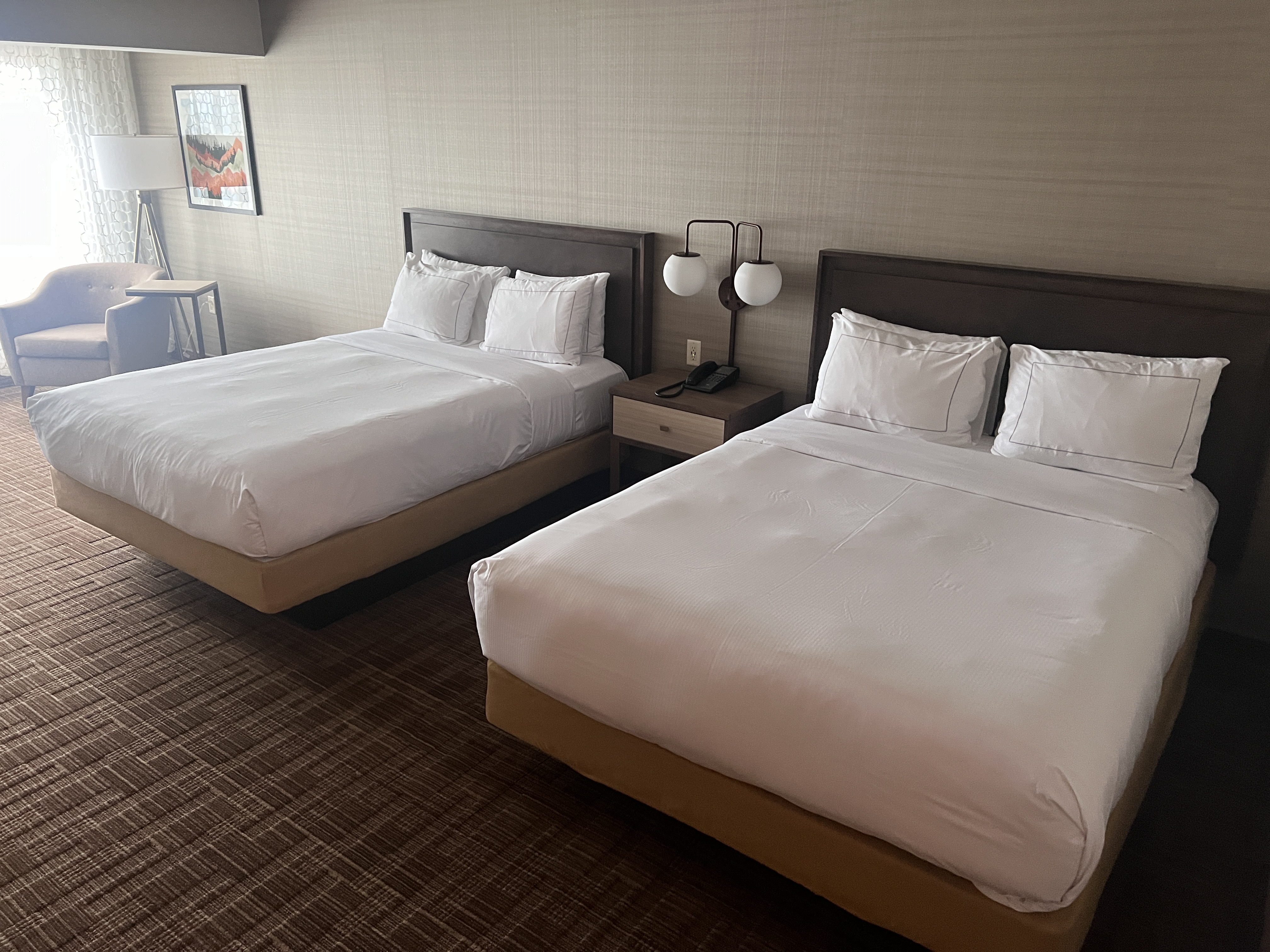 DoubleTree Fallsview Resort Spa by Hilton Niagara Falls room 2 queen beds DoubleTree Fallsview Resort Spa by Hilton Niagara Falls room 2 queen beds
