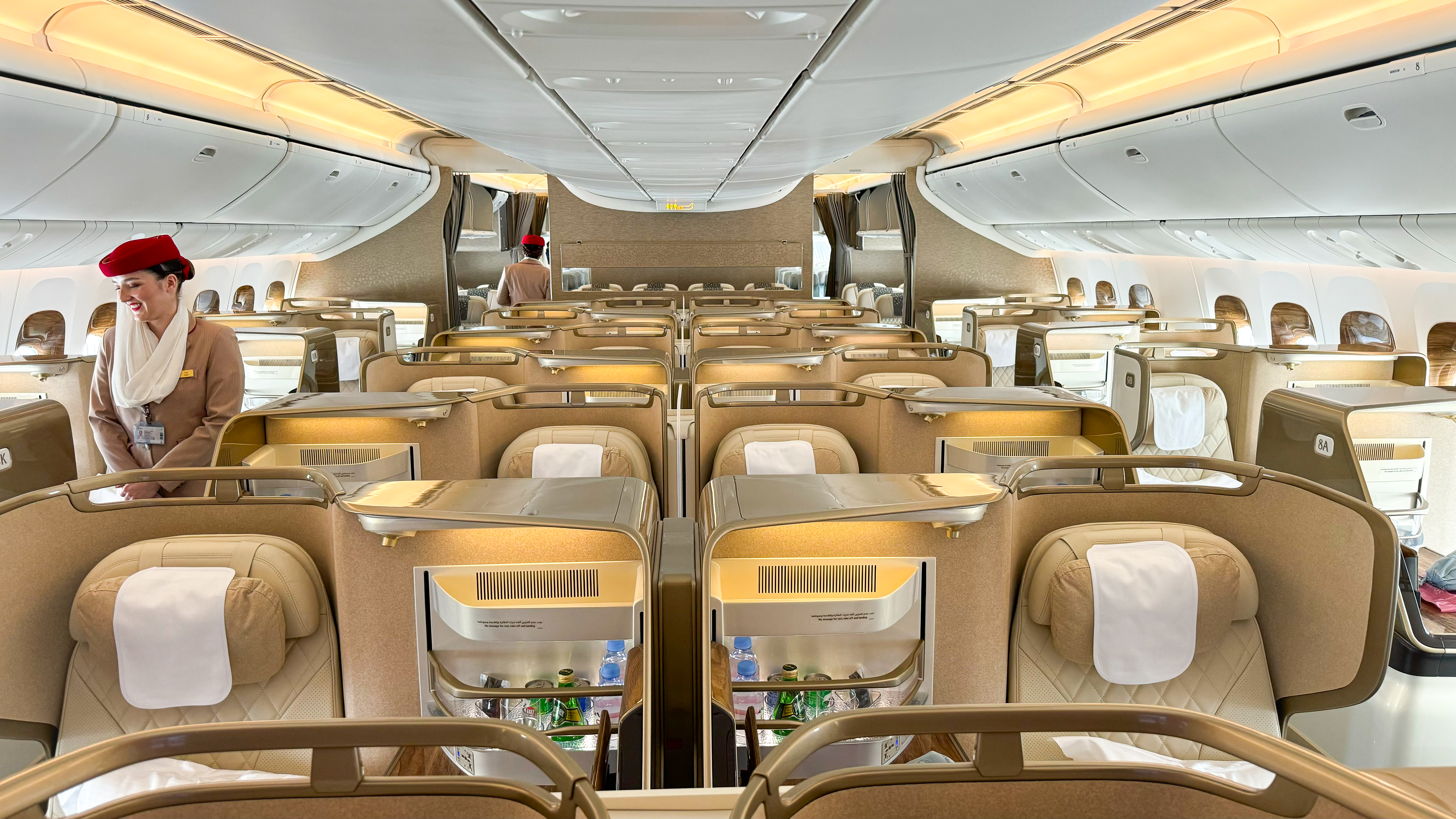 Emirates 777 refreshed business class Emirates 777 refreshed business class