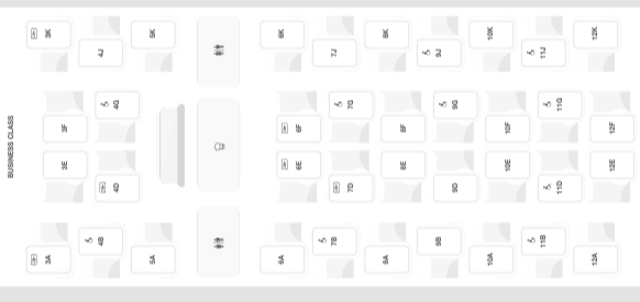 Emirates 777300ER seating chart Emirates 777300ER seating chart